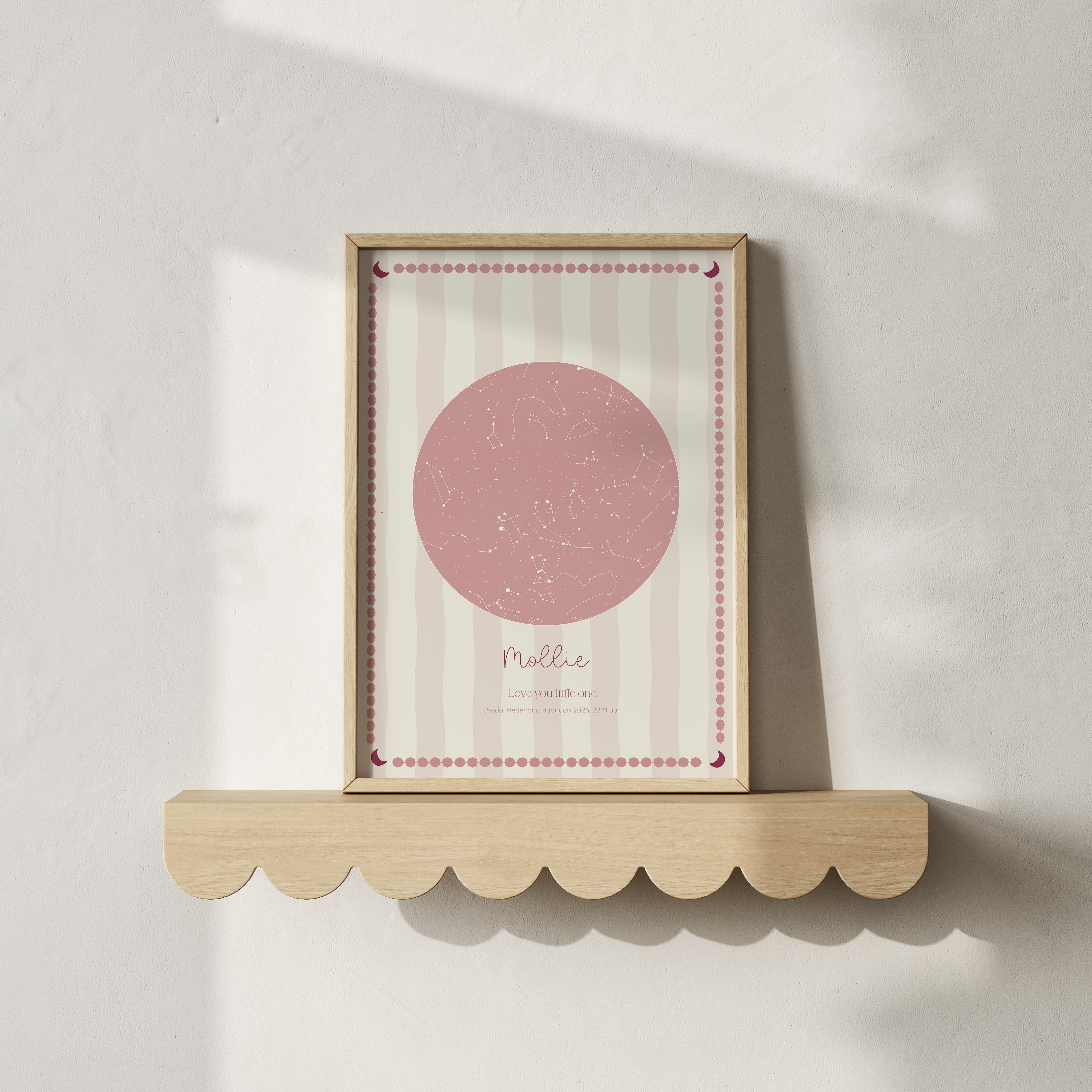 Sterrenhemel poster - Rosy Sky