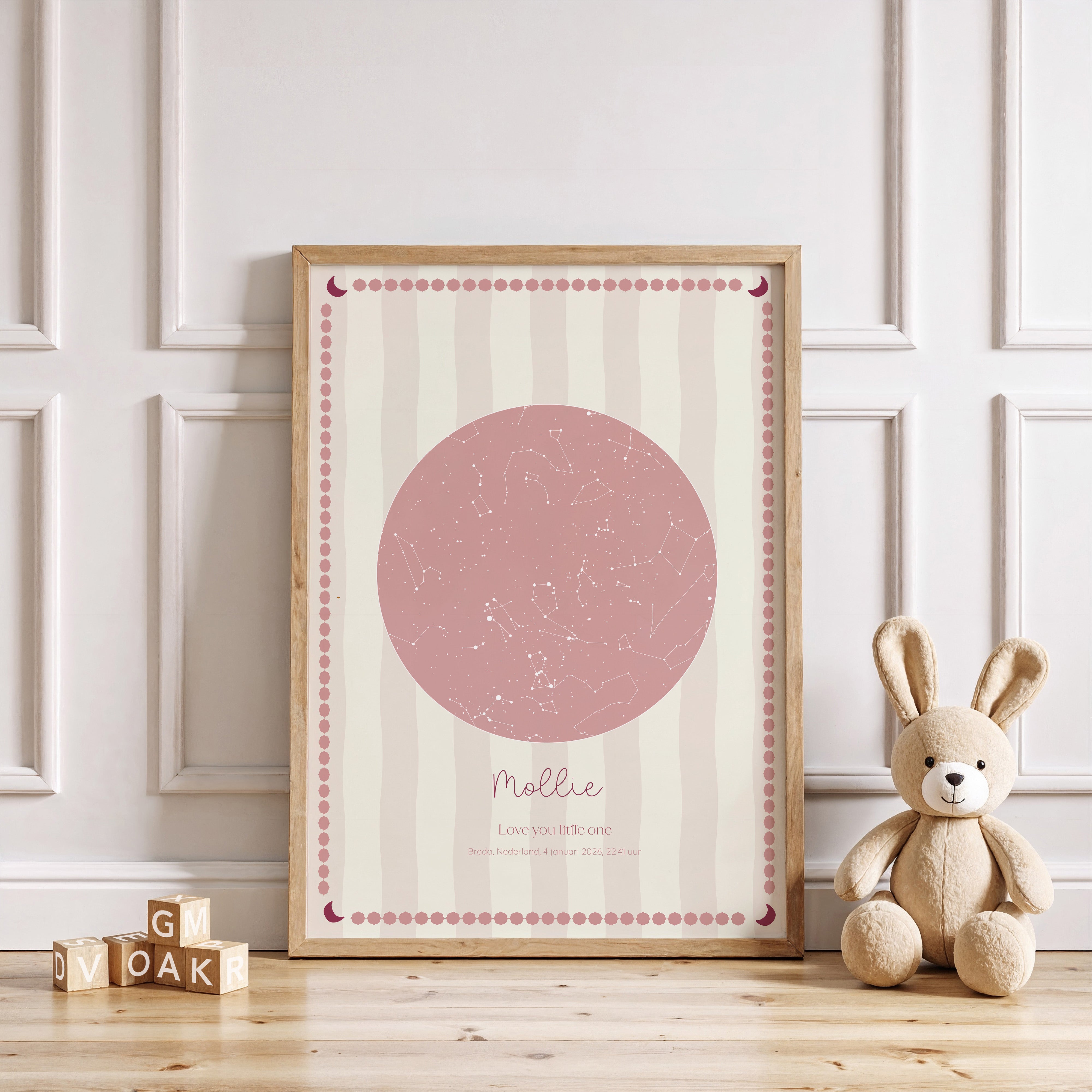 Sterrenhemel poster - Rosy Sky