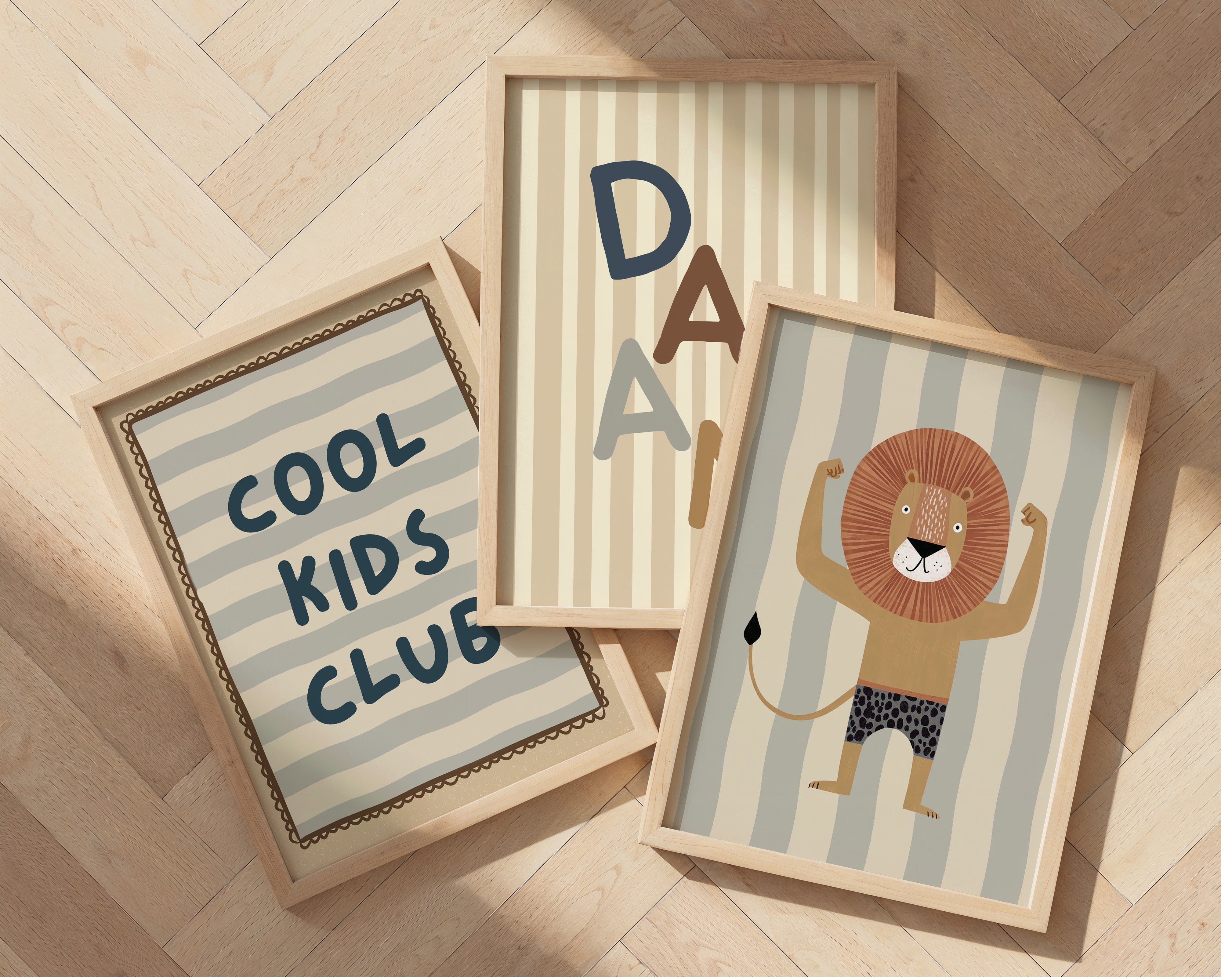 Naamposter Letterpret - jongen