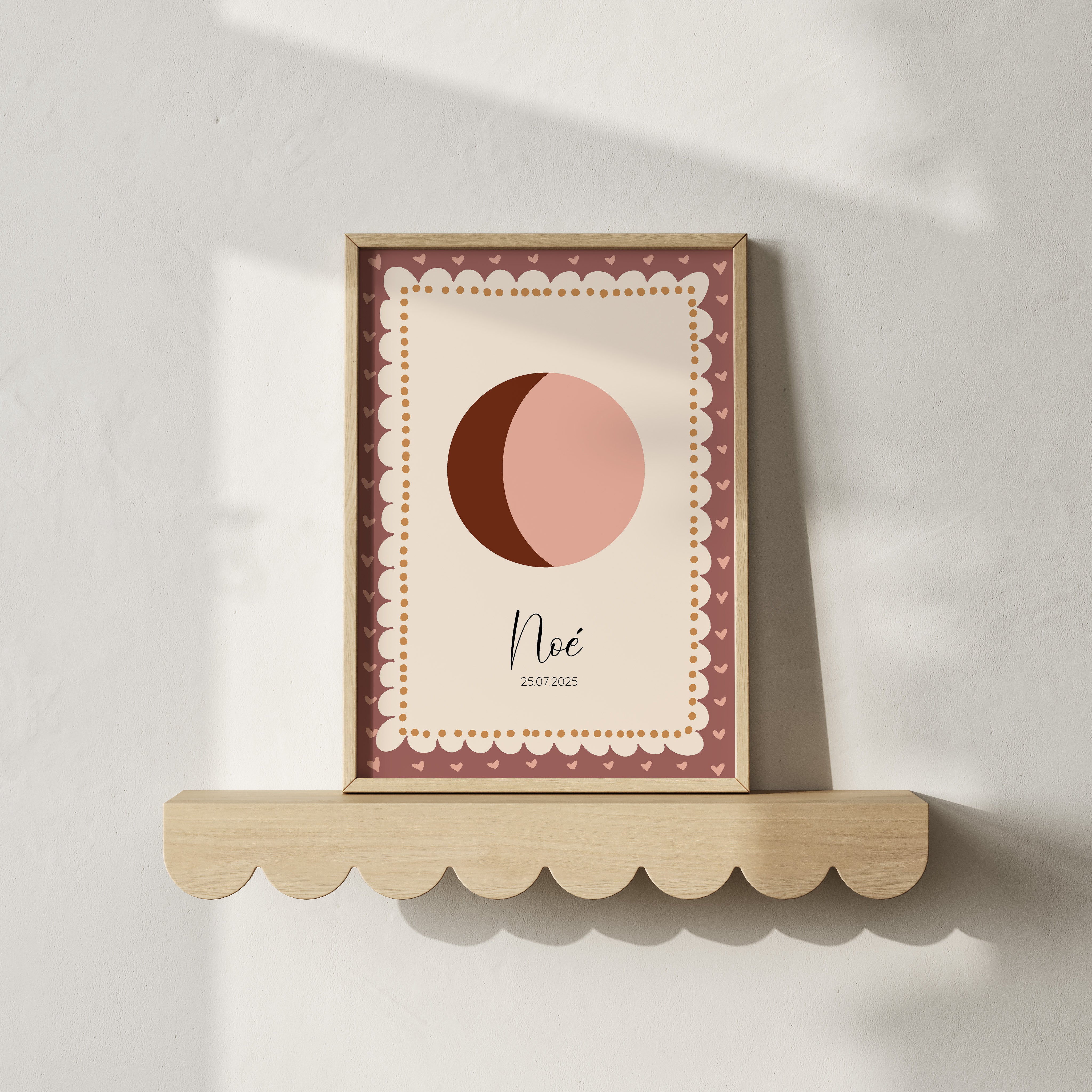 Maanstand poster - Sweet Hearts