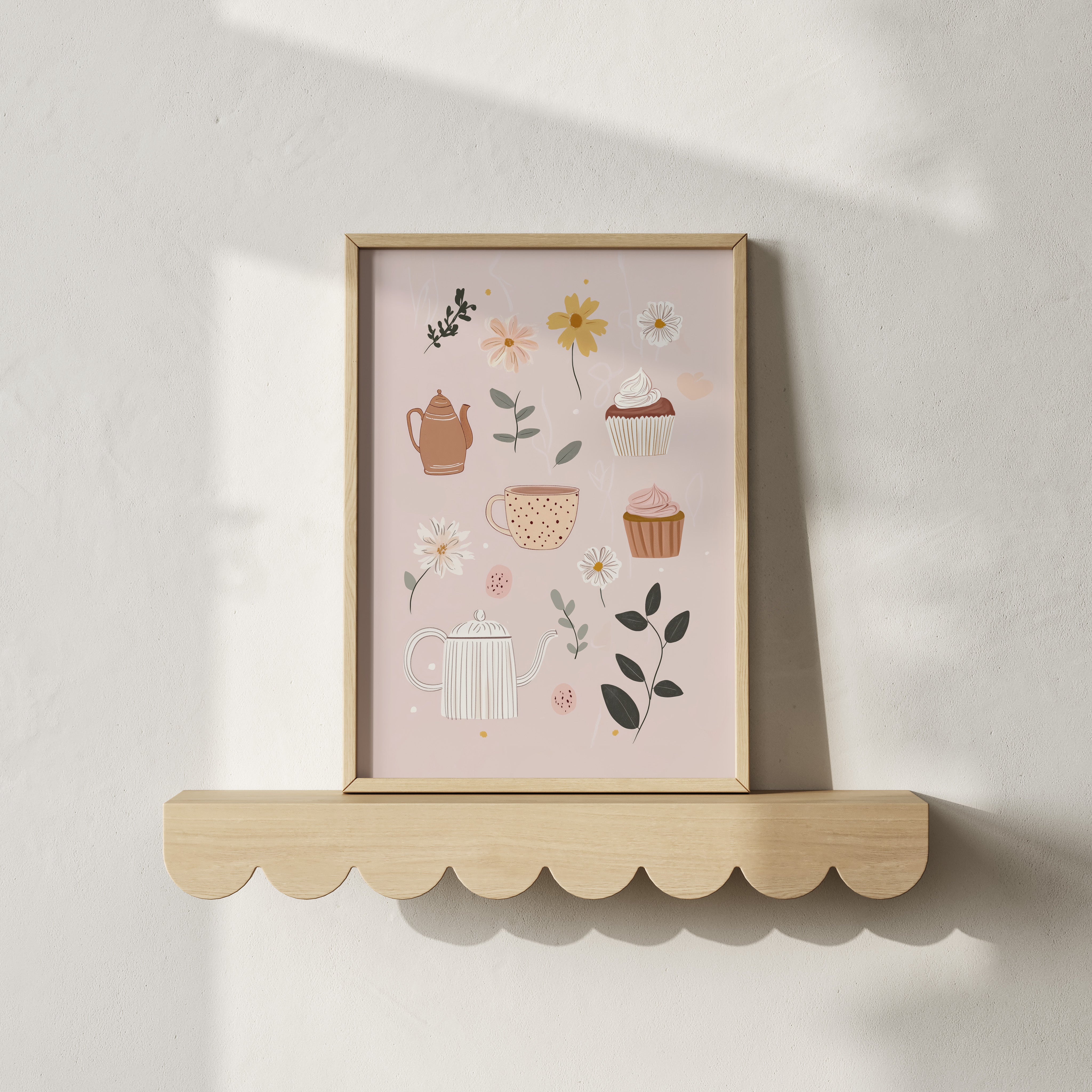 Children's room print - Tea time