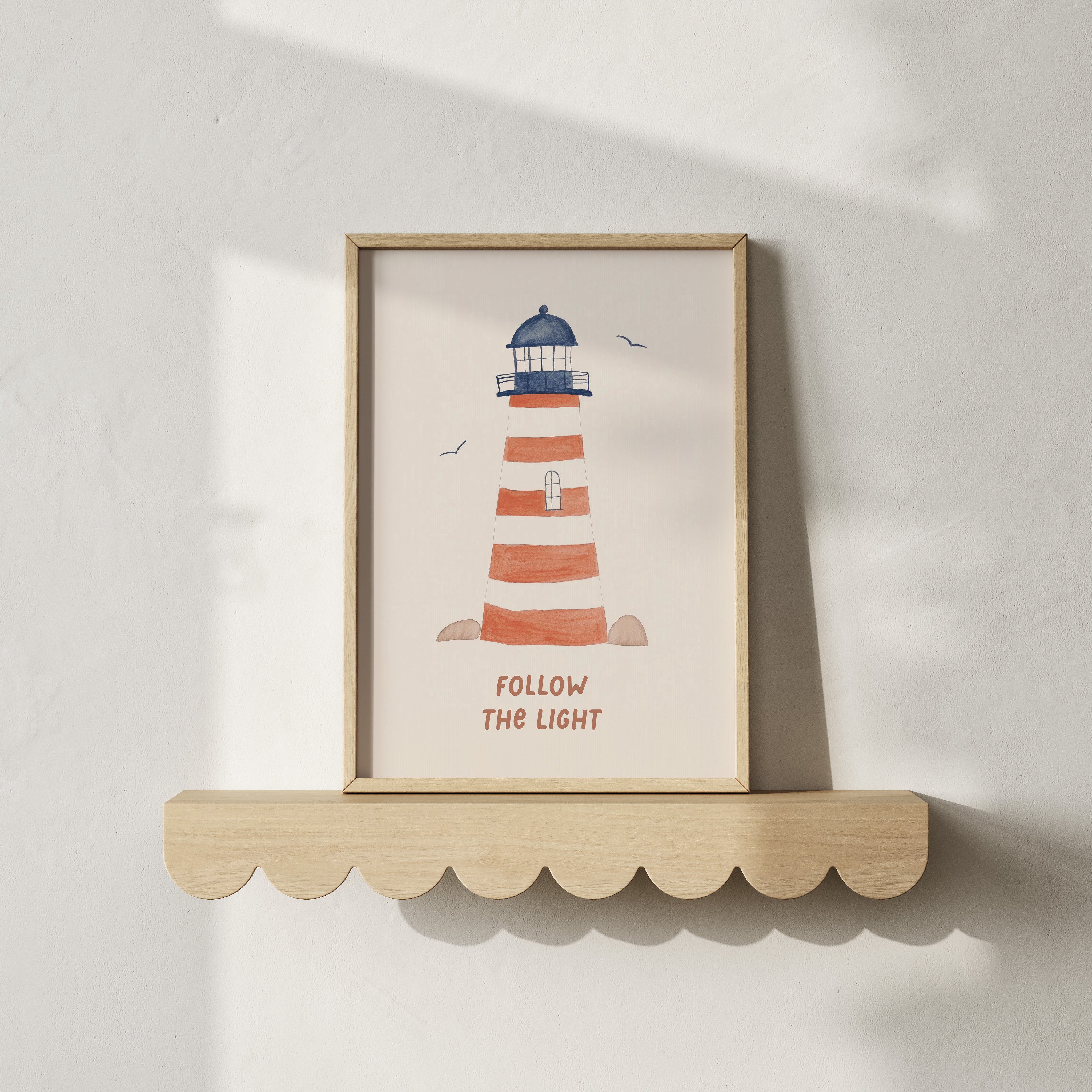 Children's room print - Lighthouse