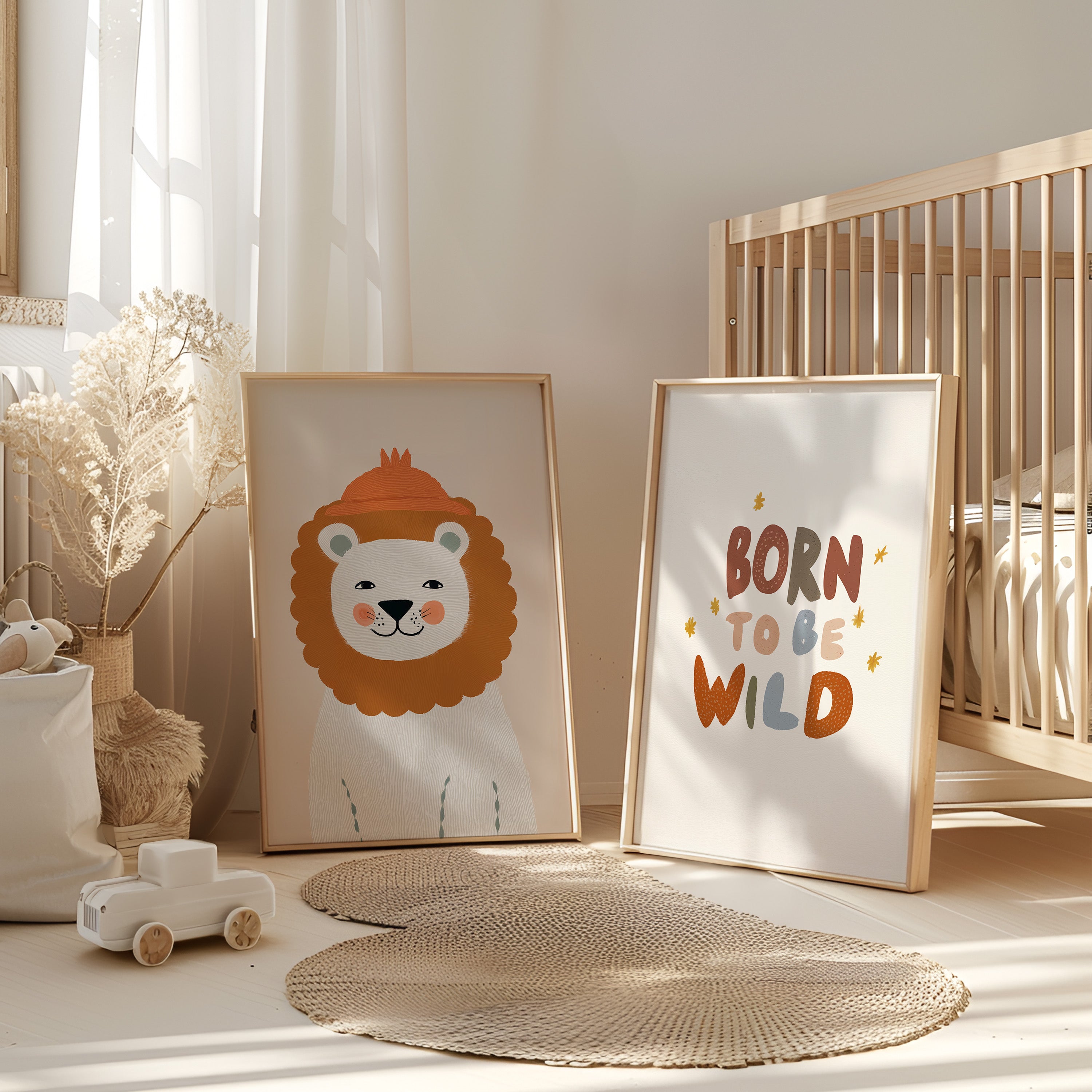 Kinderkamer print - Born to be wild