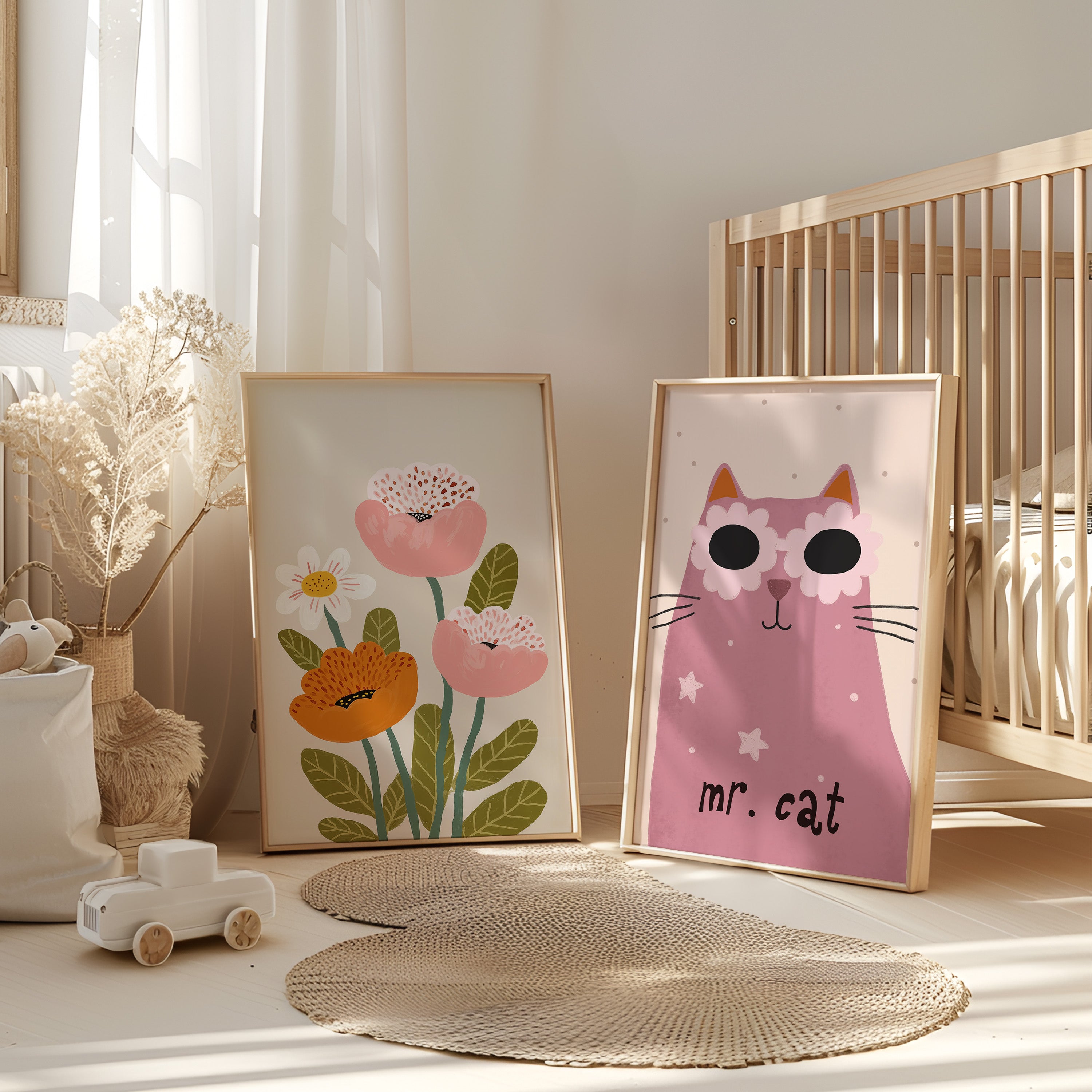Nursery print - Flower bouquet