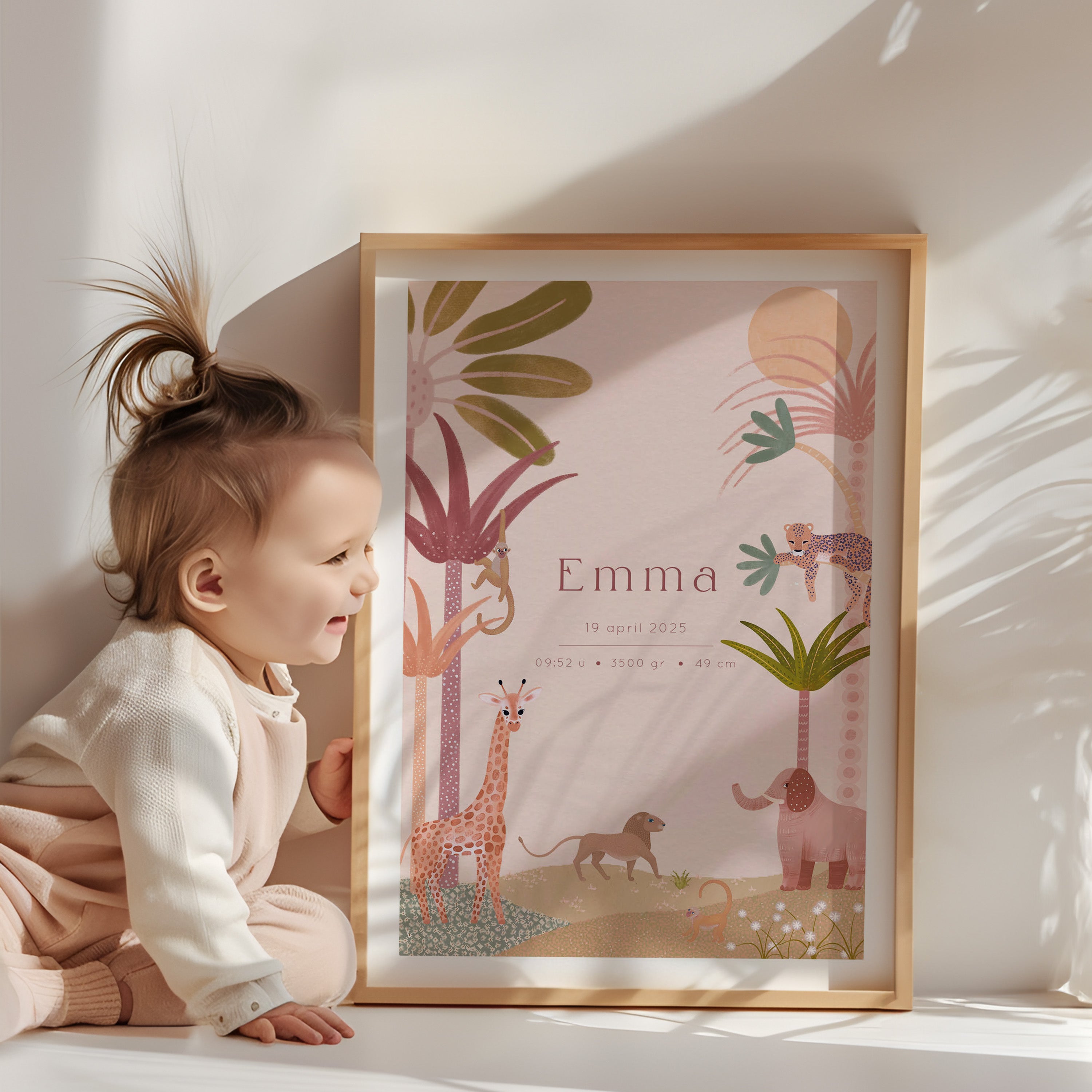 Geboorteposter Afrika dieren | Africa