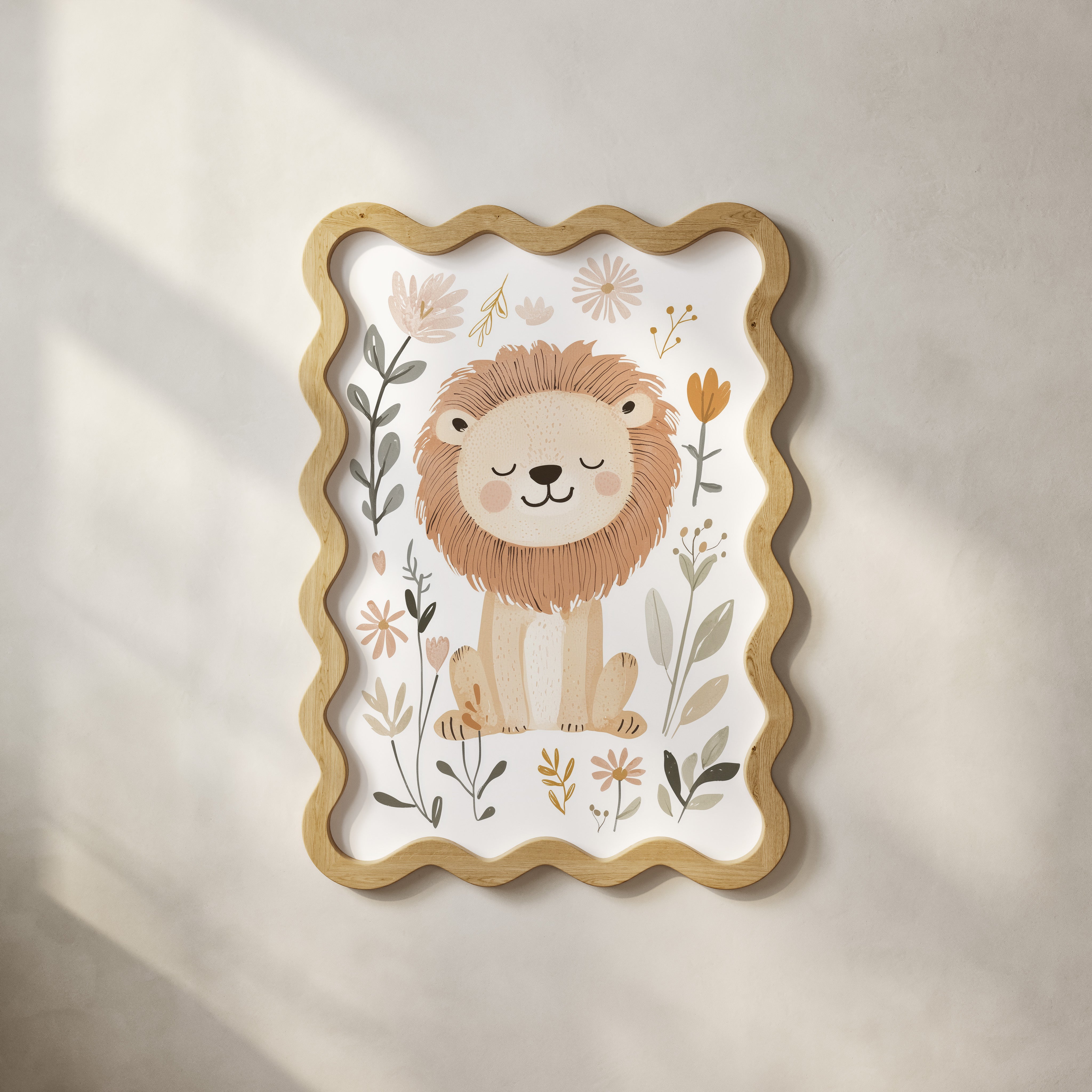 Children's room print - Lion