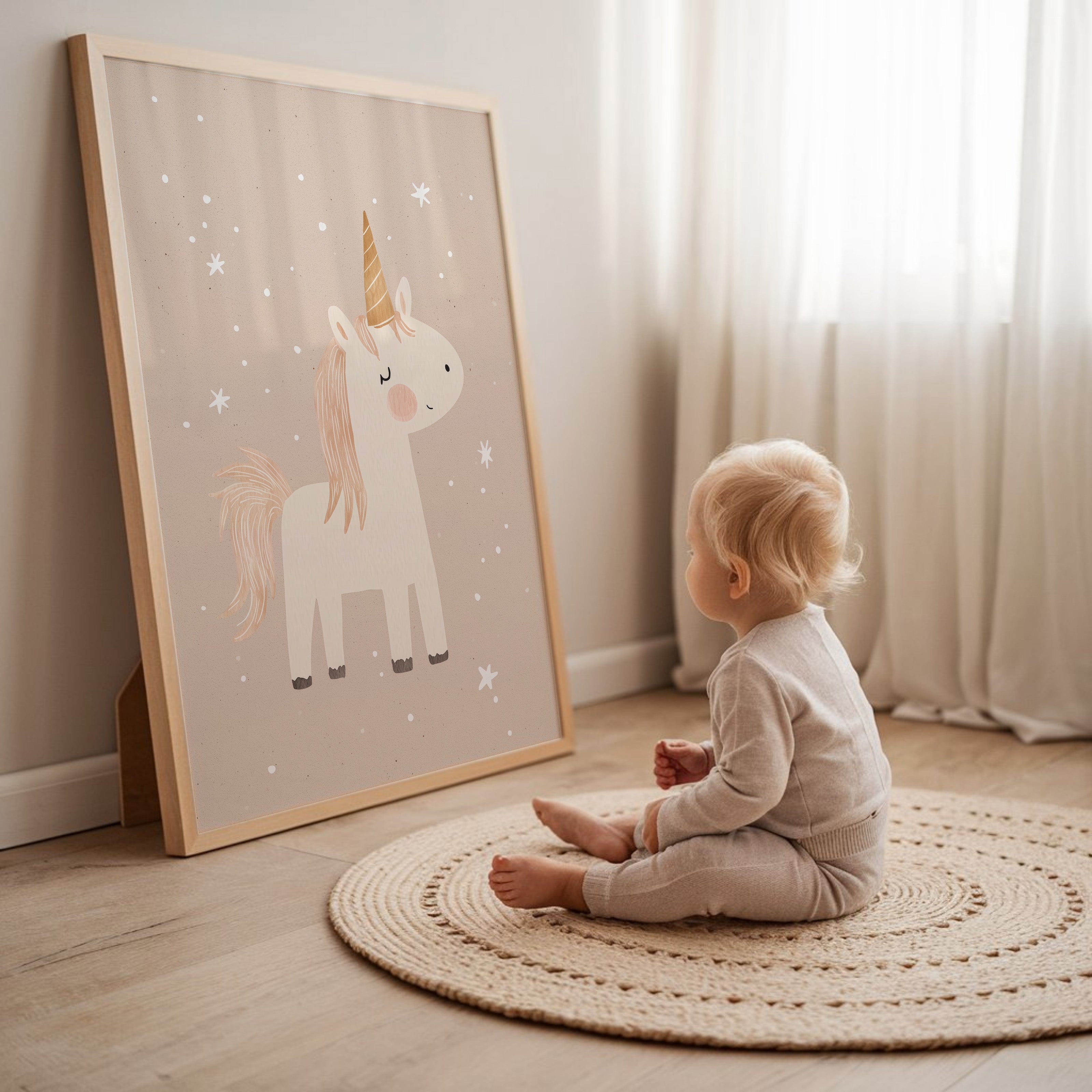 Children's room print - Unicorn