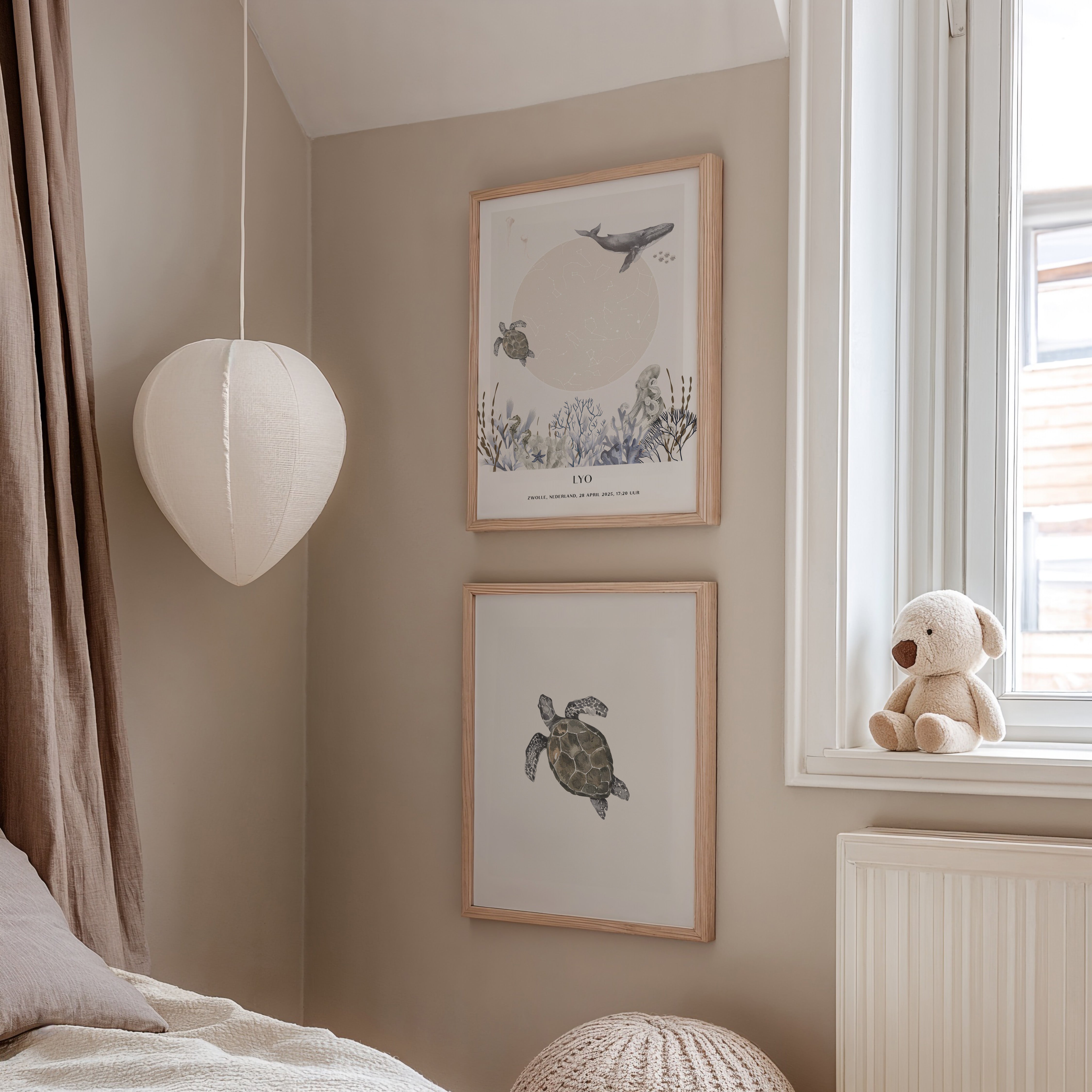 Kinderkamer poster - Schildpad | Under the Sea