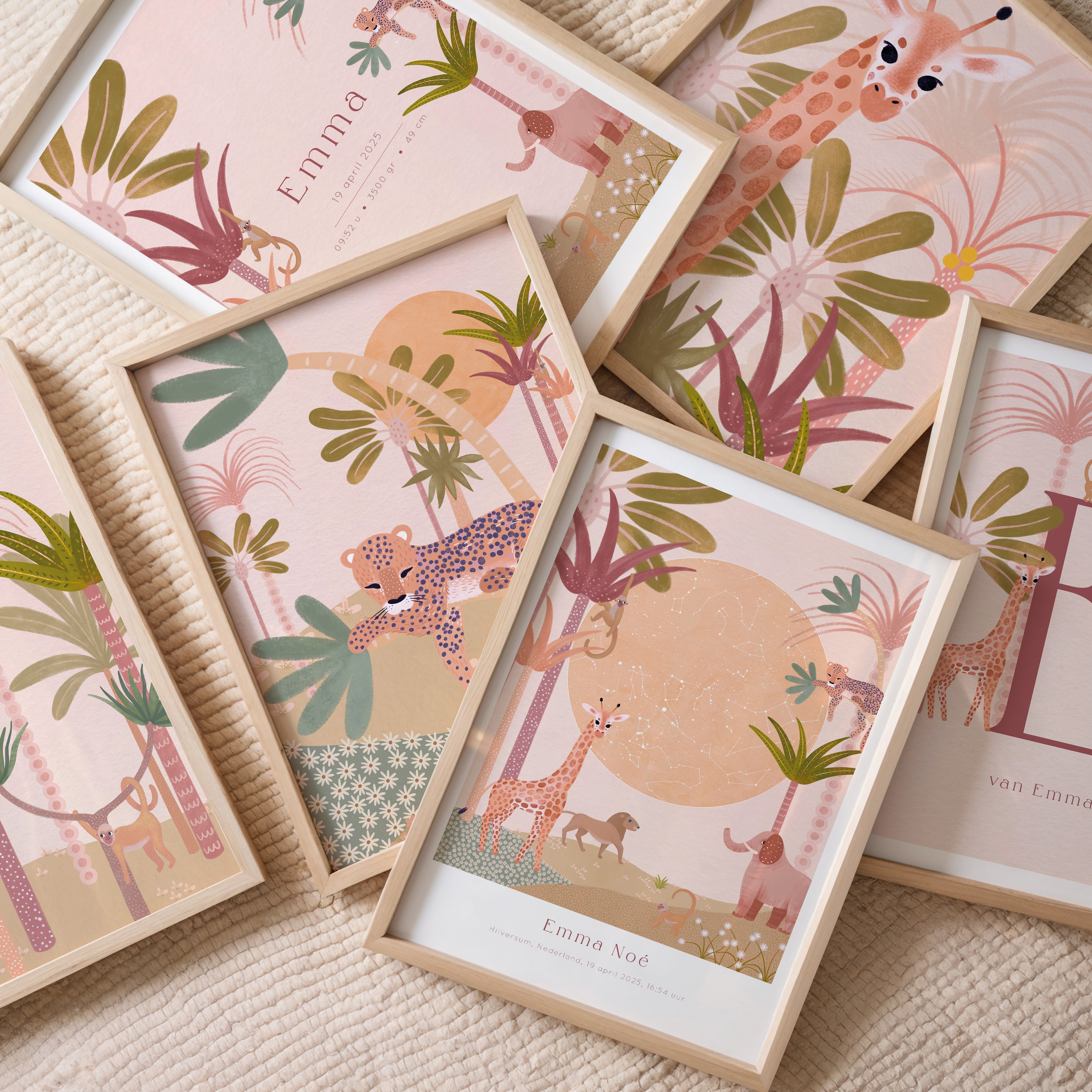 Birth poster Africa animals | Africa