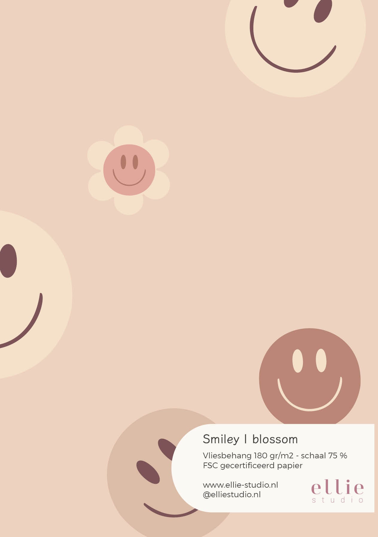 Wallpaper sample Smiley - blossom