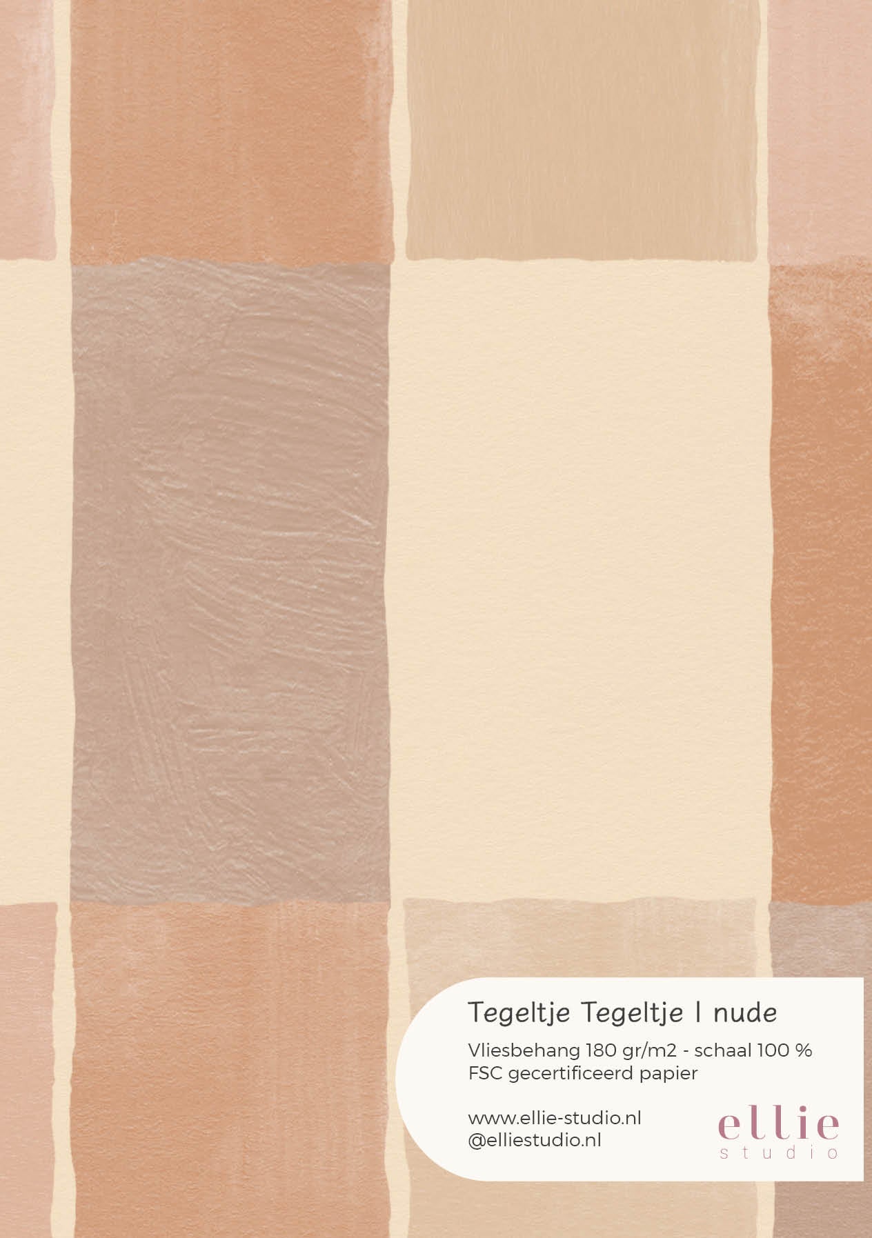 Wallpaper sample Tile Tile - Nude