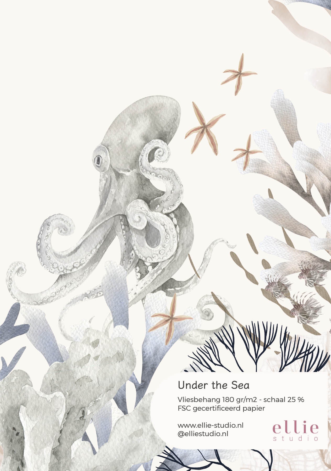 Wallpaper sample Under the Sea