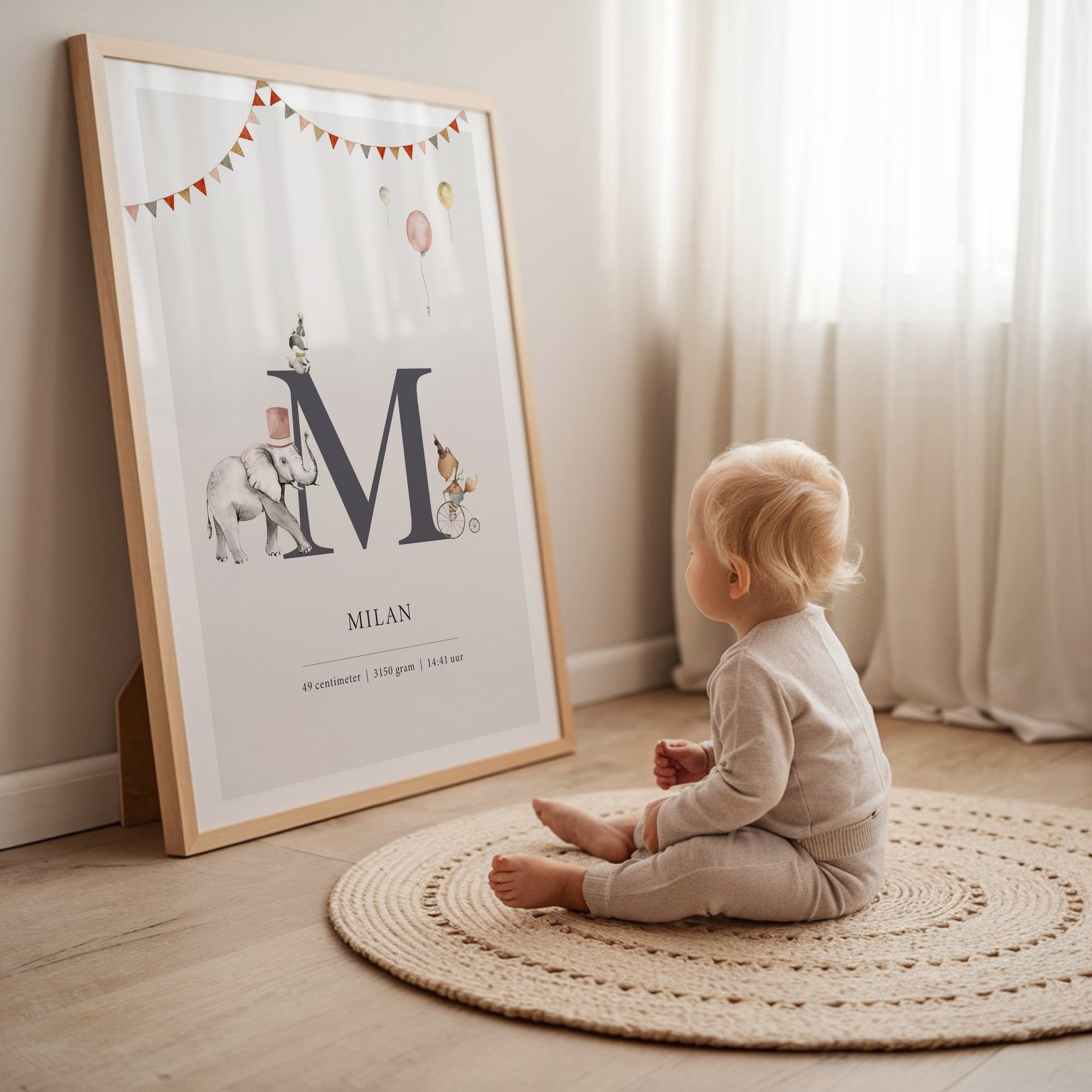 Wild Circus Birth Poster