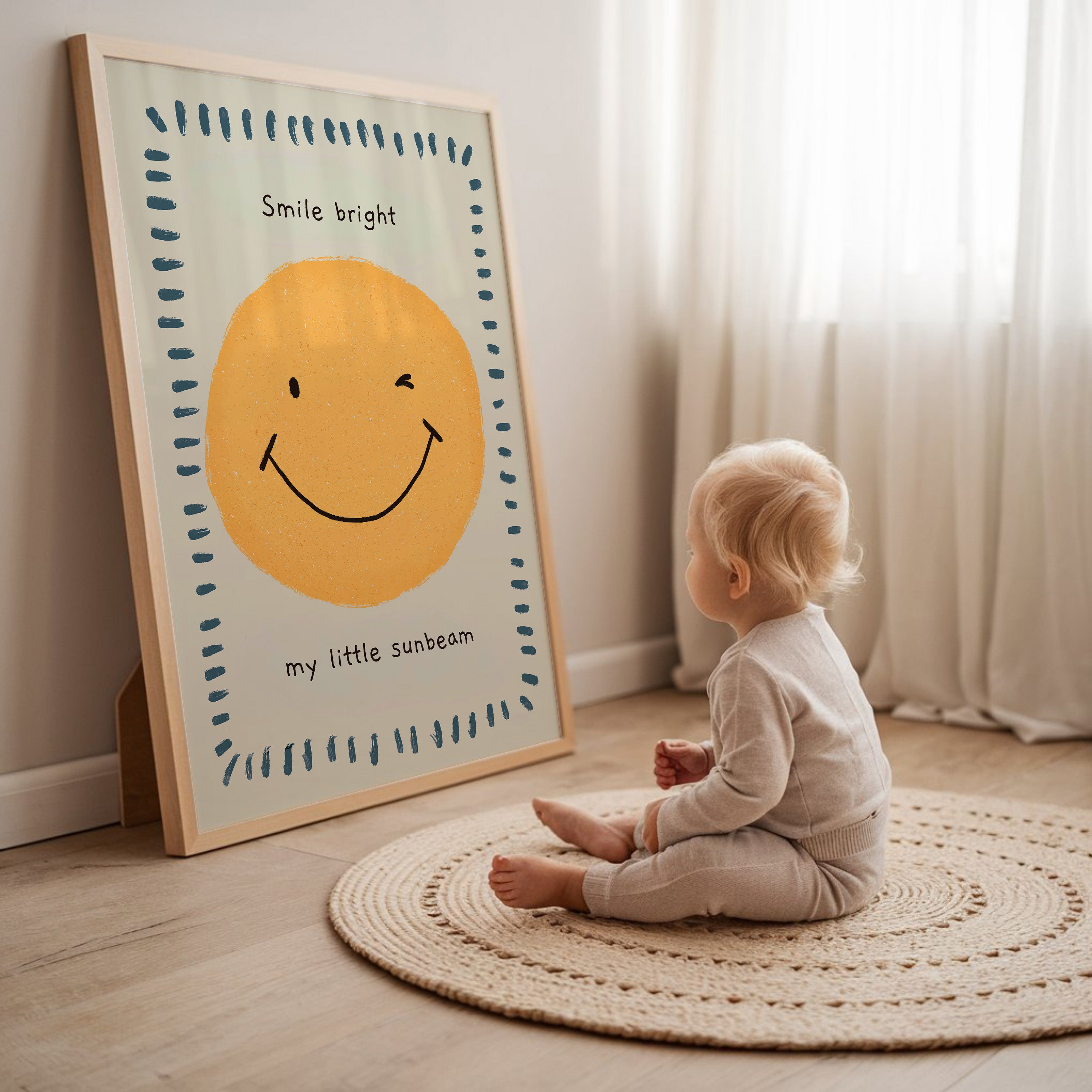 Kinderkamer print - Shine Bright Little Sunbeam