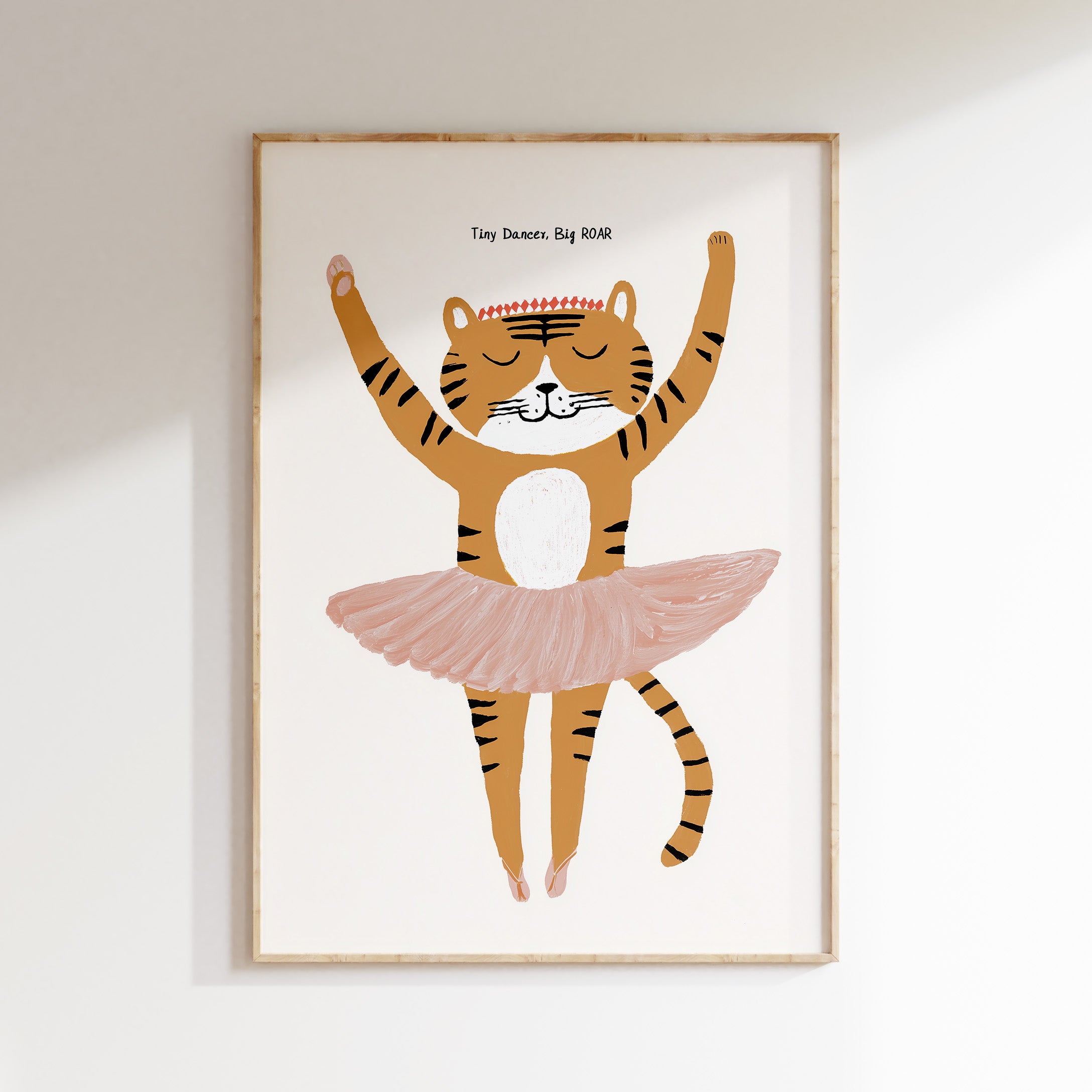 Nursery print - Tiger ballerina