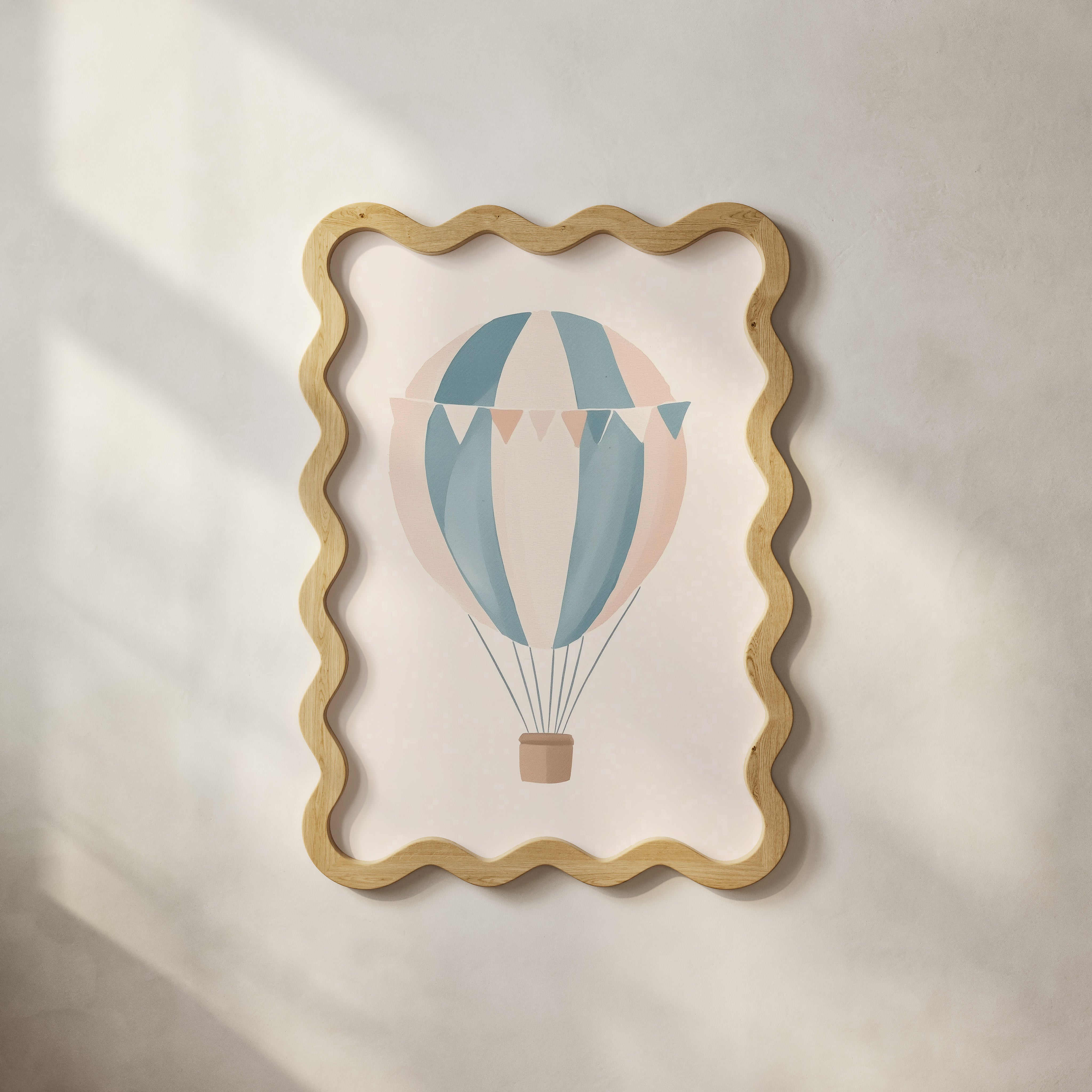 Children's room print - Hot air balloon