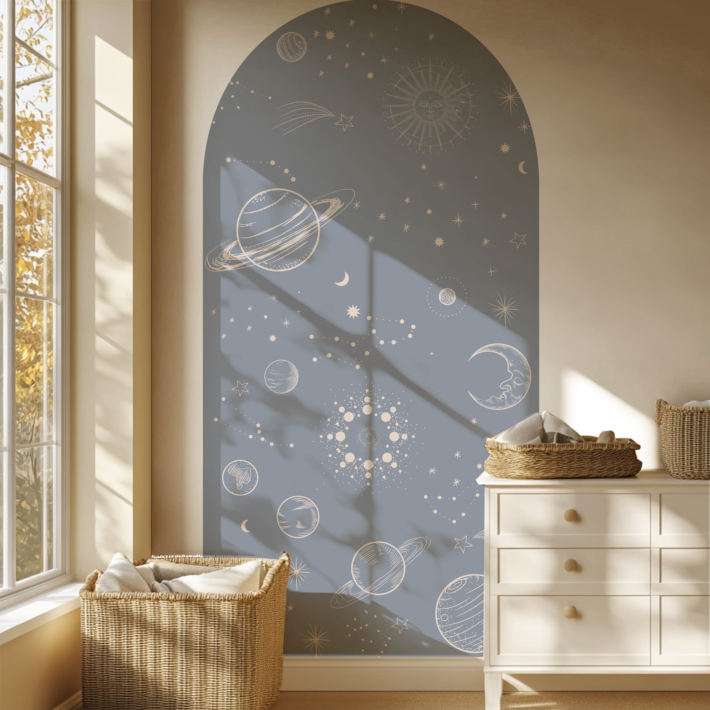 Behangboog - In de Ruimte | denim