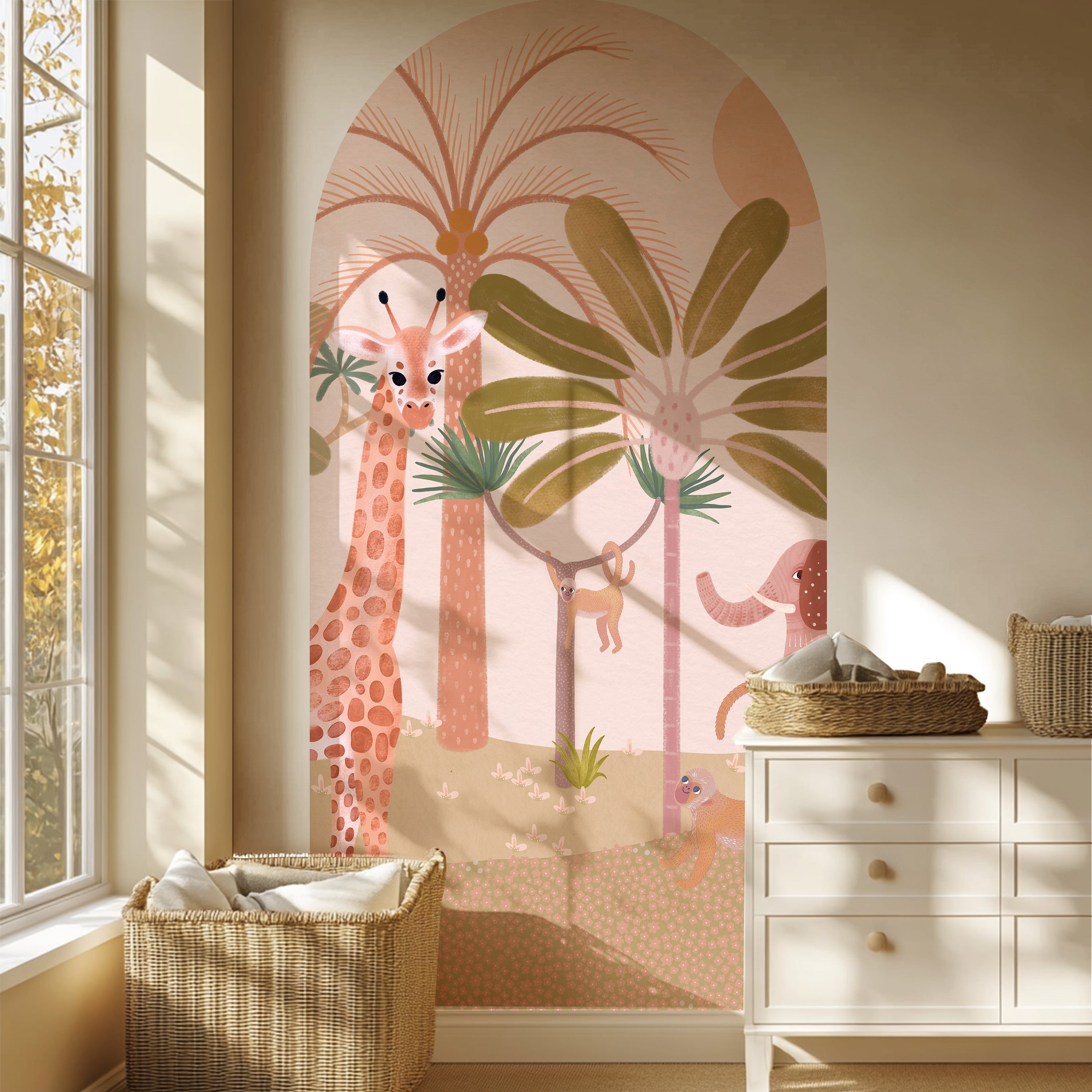 Behangboog - Africa Blossom