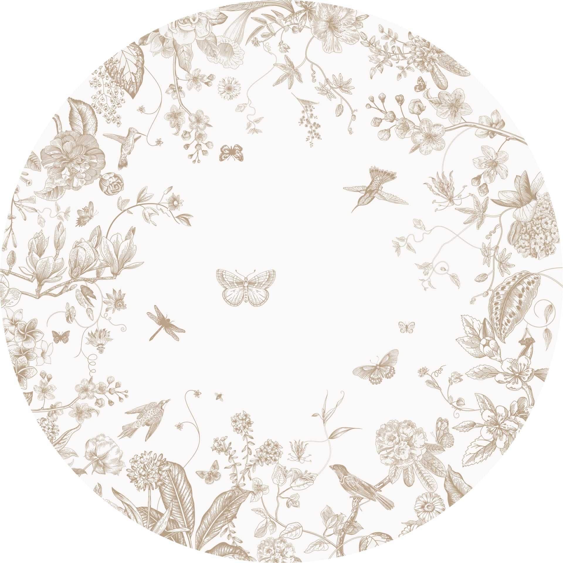 Wallpaper Circle - Botanical Garden