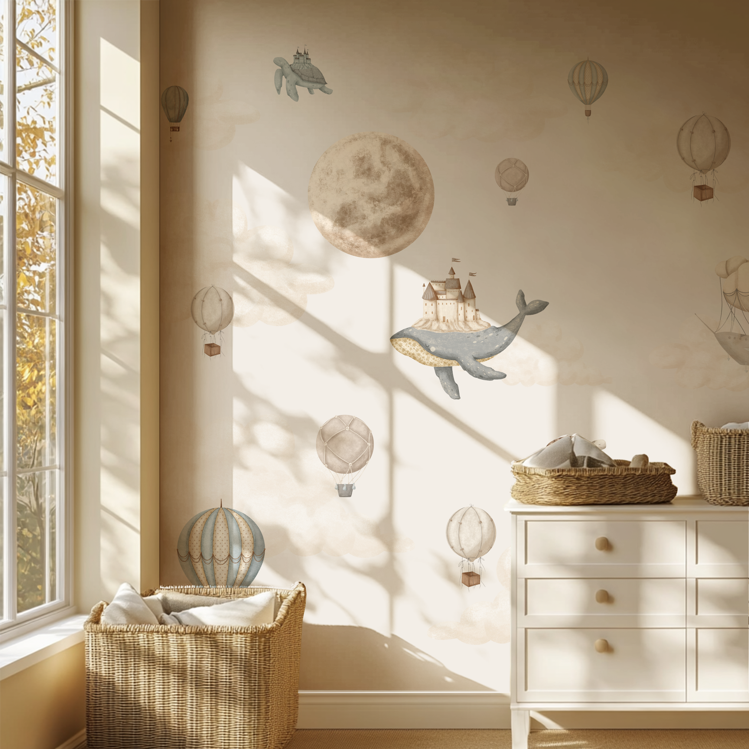 Collage behang Memories of Dreams (aanbieding)