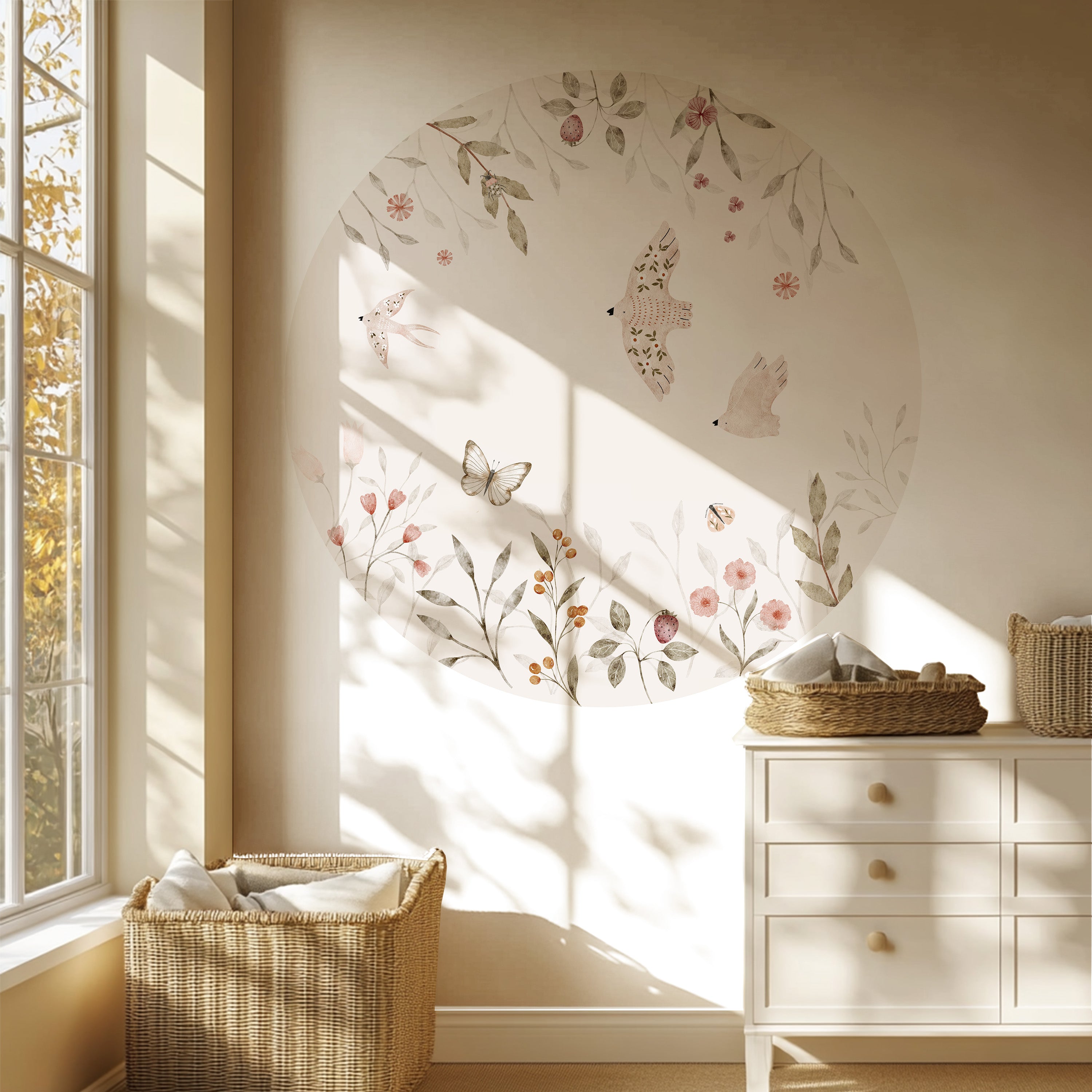 Behangcirkel - Spring Garden