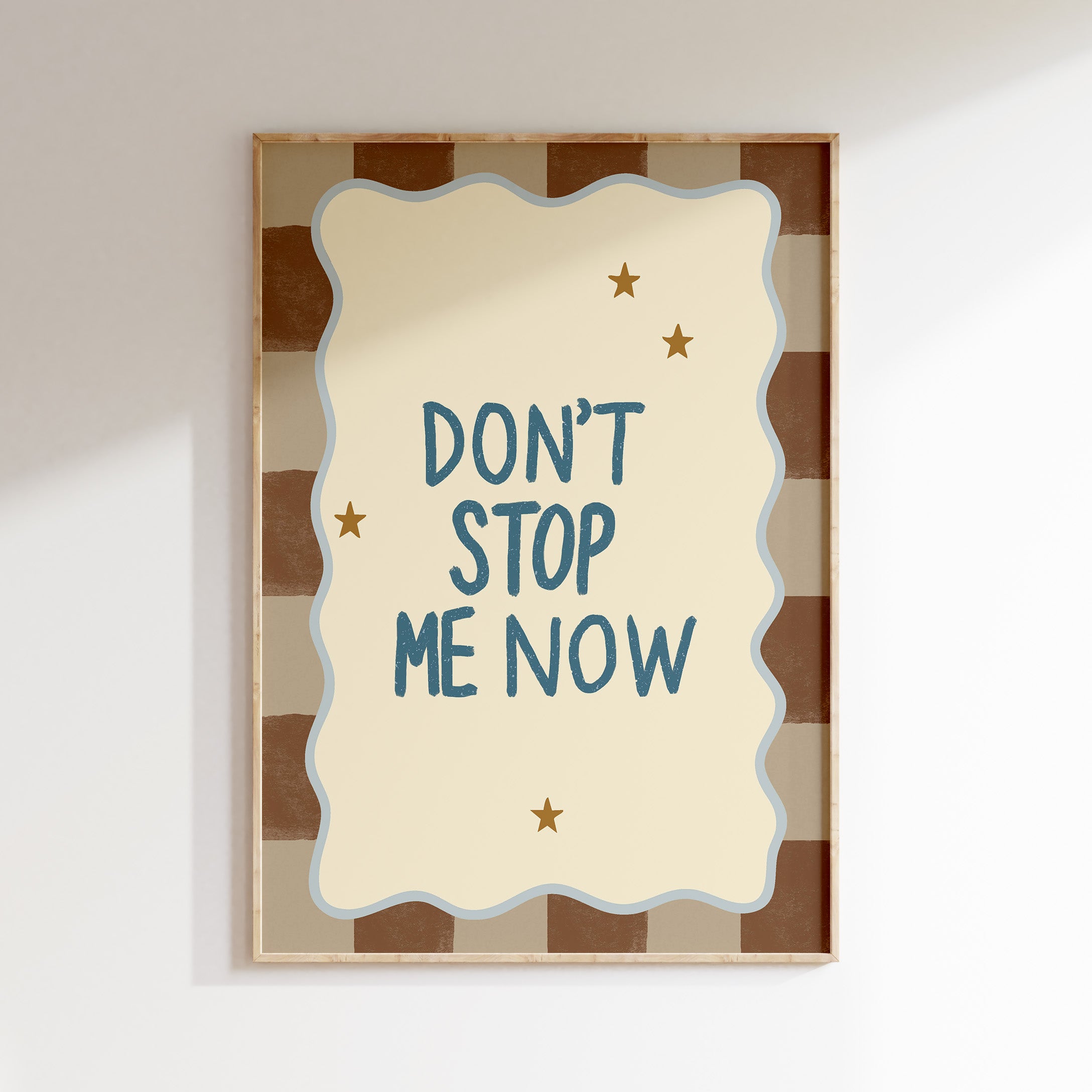 Kinderkamer print - Don't stop me now