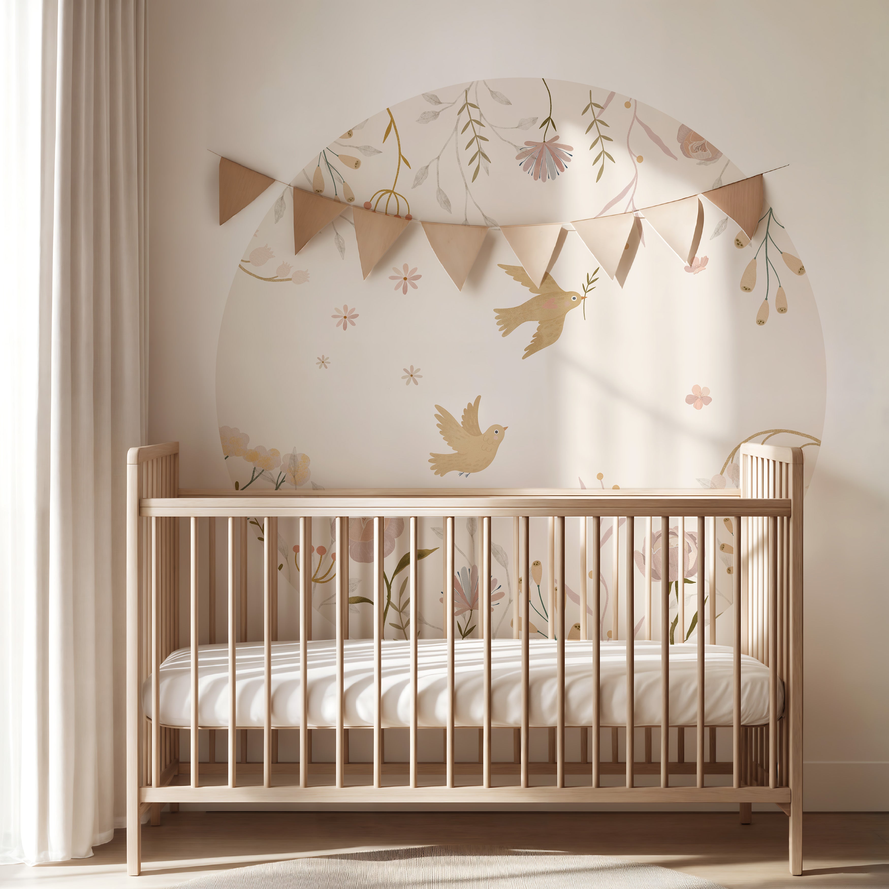 Wallpaper Circle - Garden Lullaby