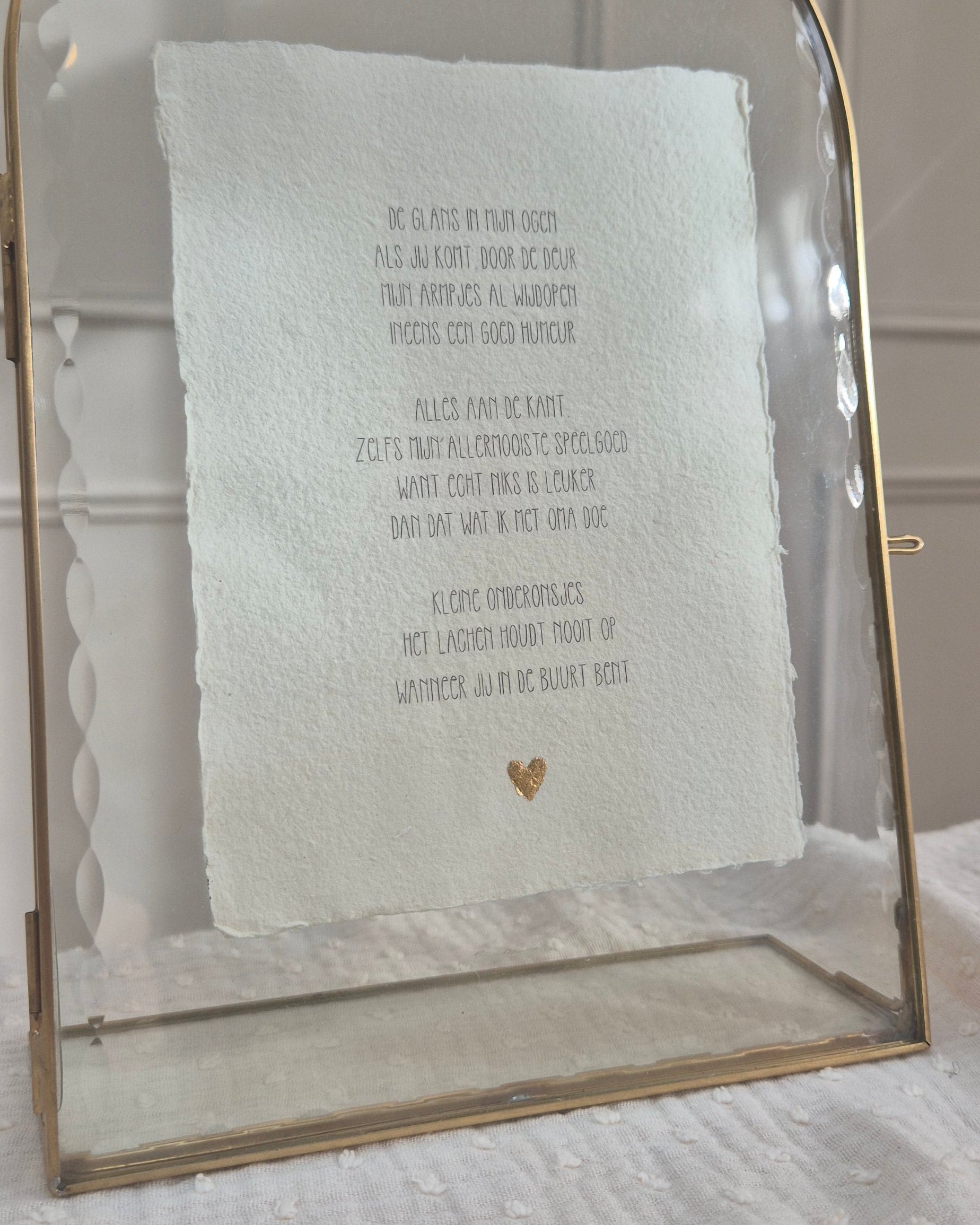 Gedichtje voor oma - Kleine onderonsjes