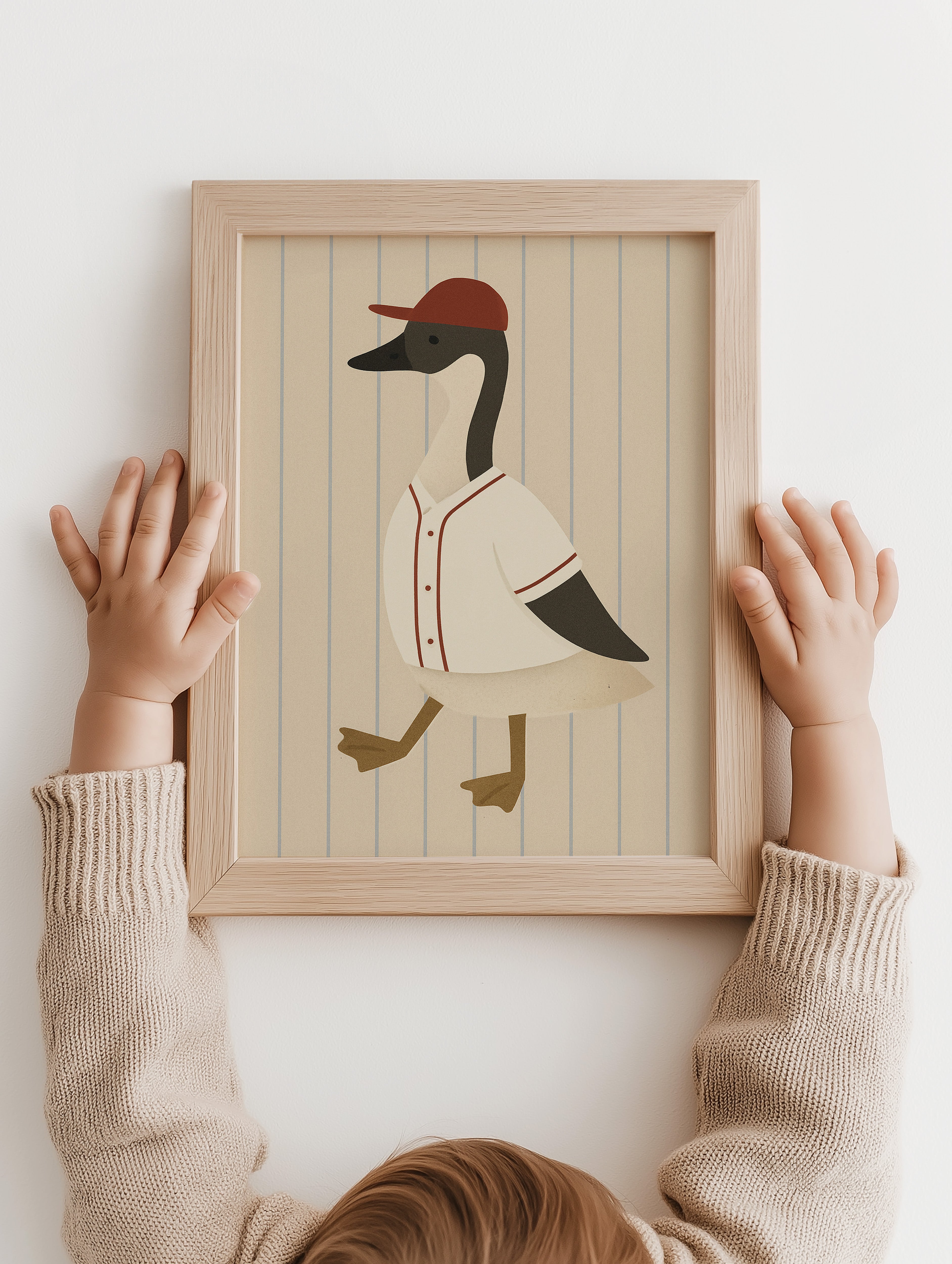 Kinderkamer poster - Baseball Gans | Sport