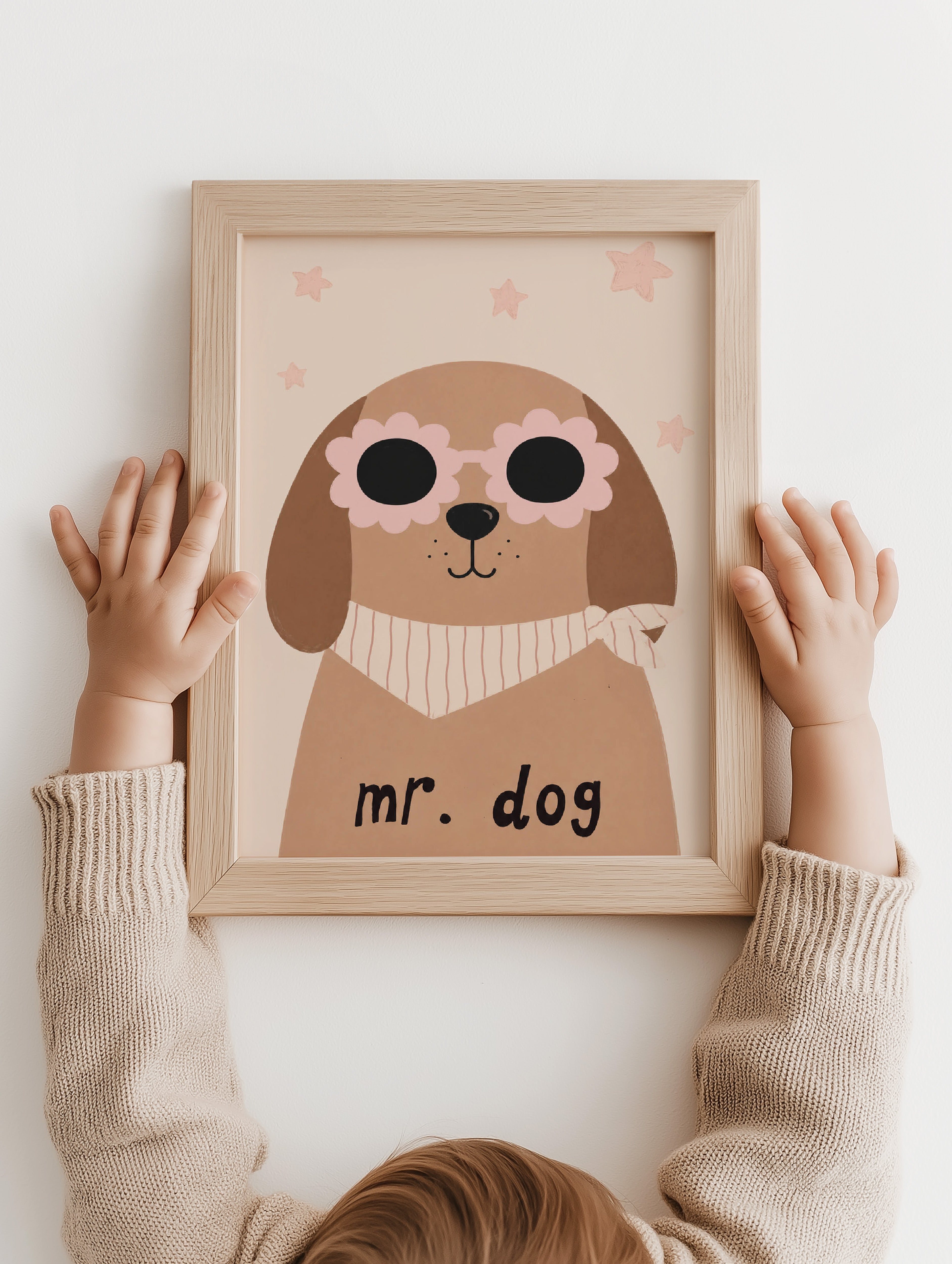 Children's room print - Mr. Cat | sand