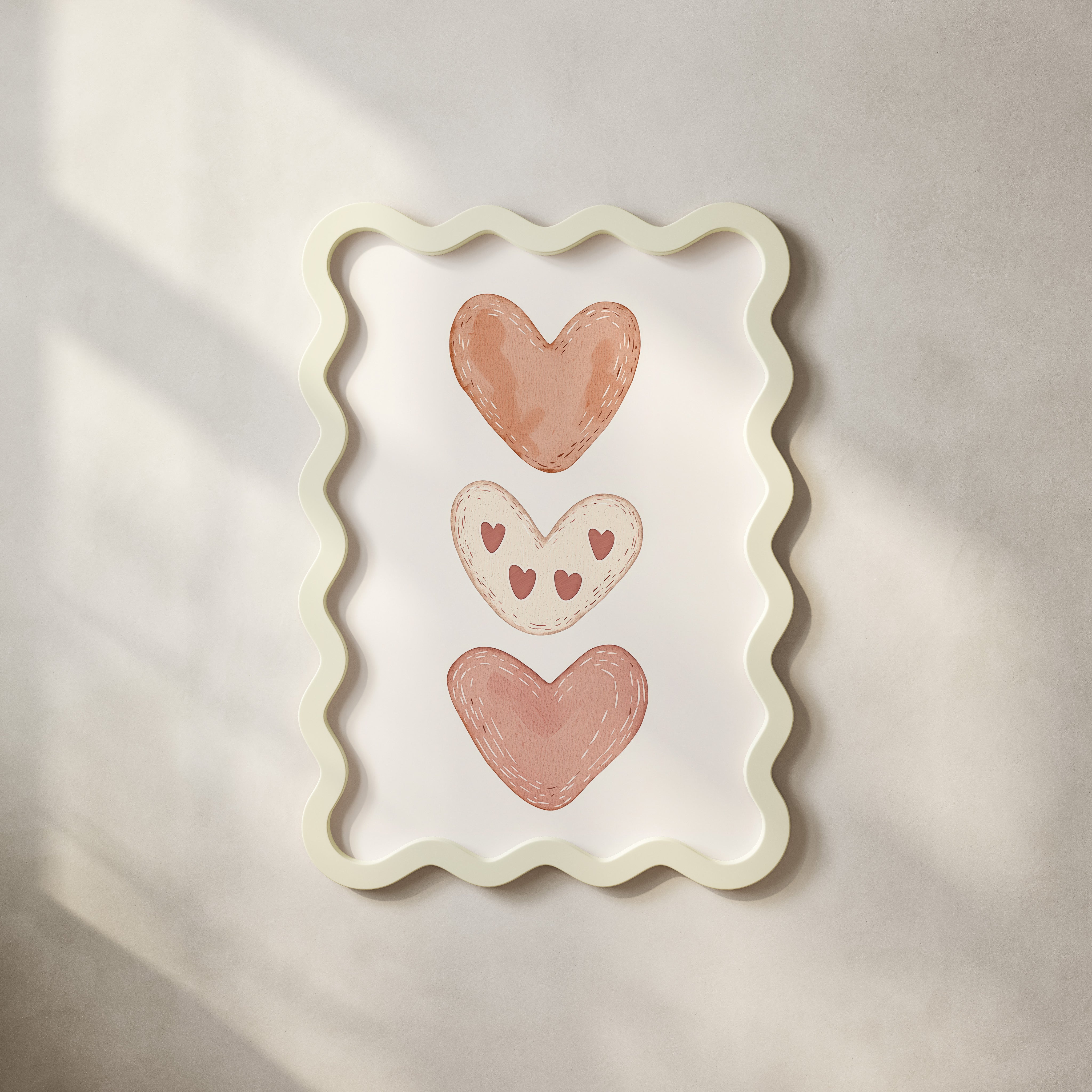Children's room print - Hearts