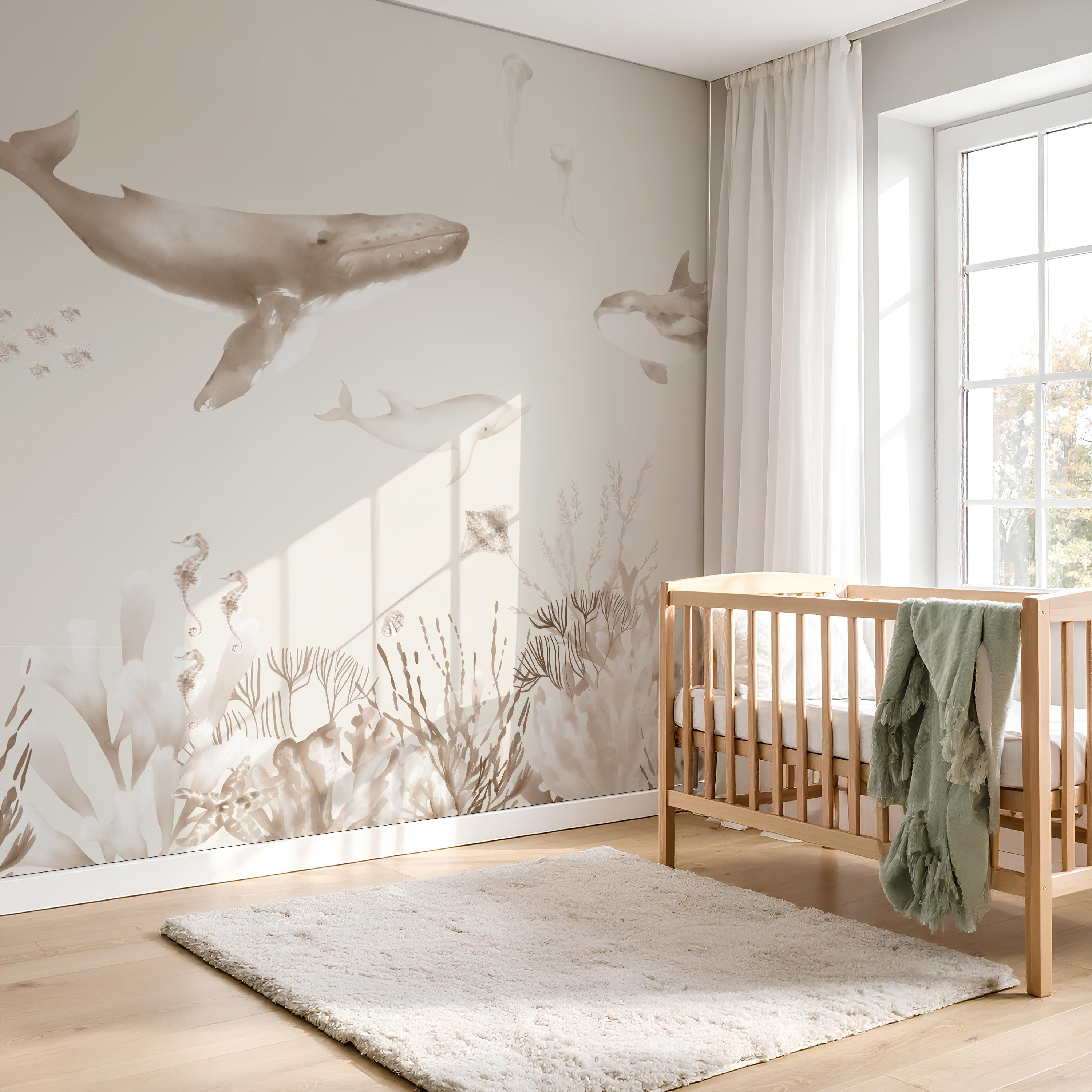 Collage behang Onderwaterwereld