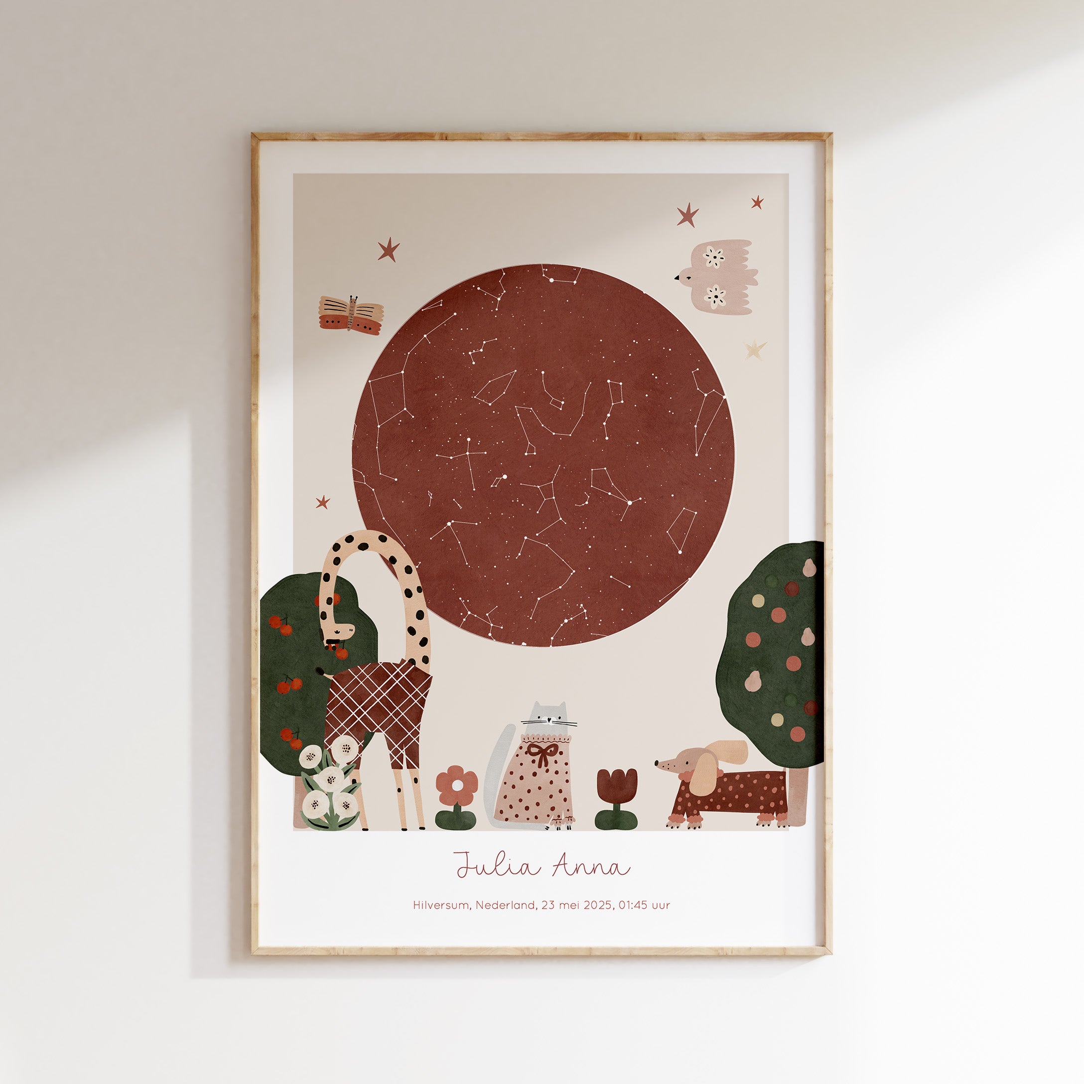 Sterrenhemel poster - Gouache Friends | brick