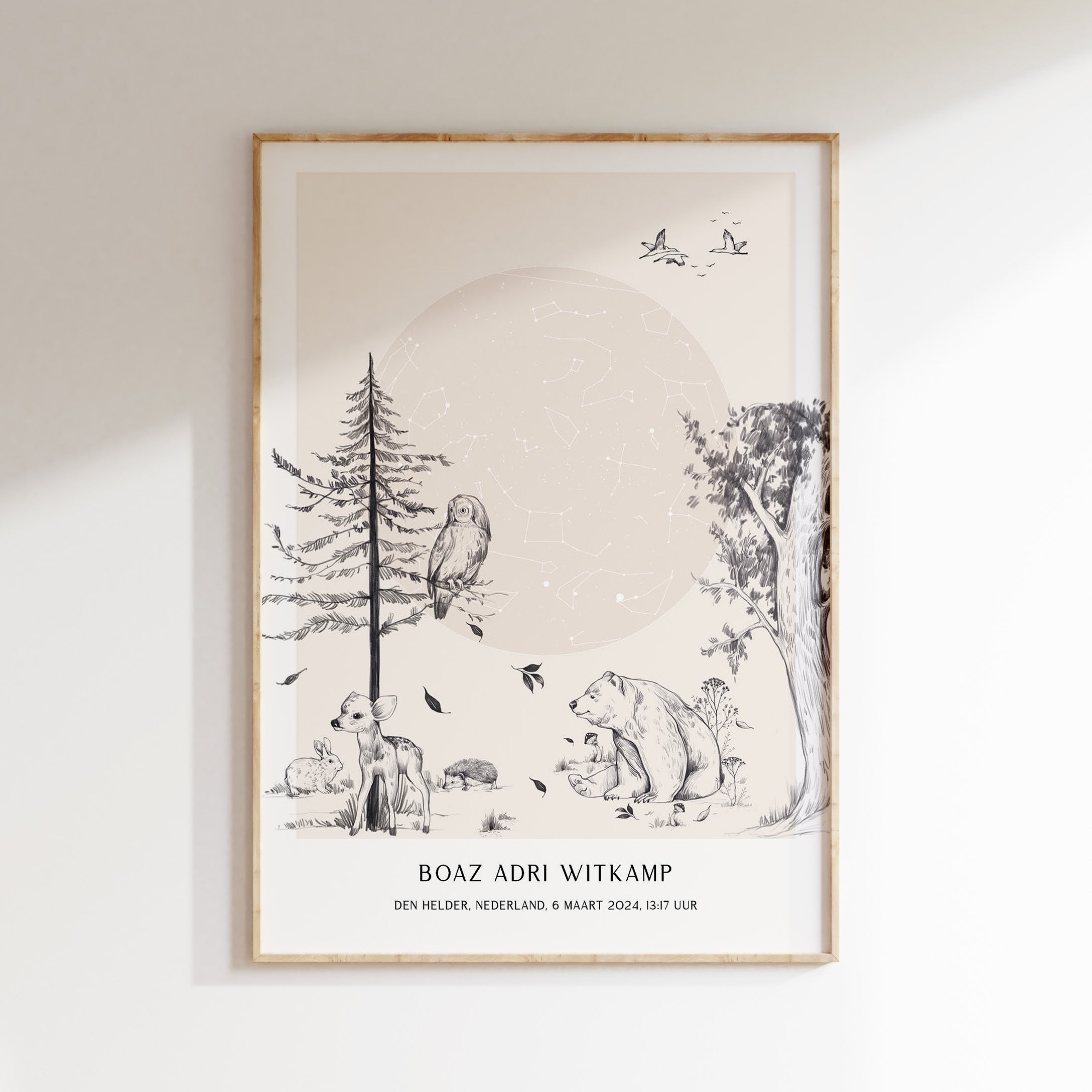 Sterrenhemel poster - Into the Forest