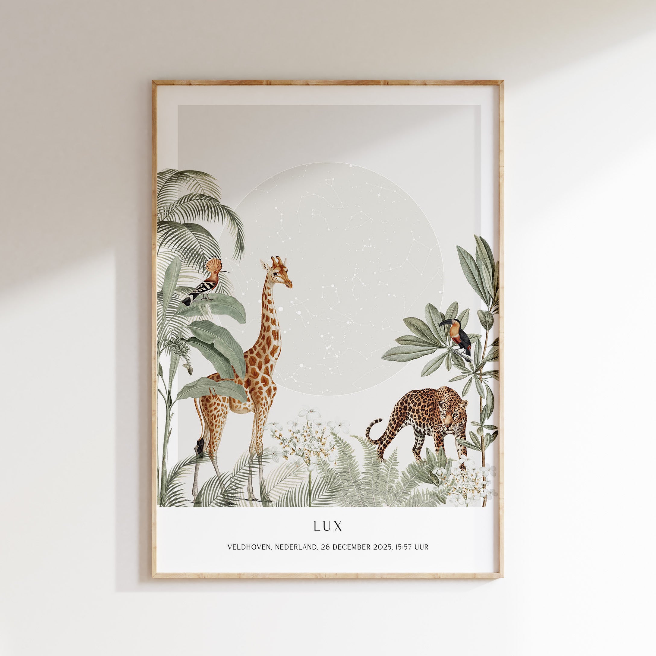 Sterrenhemel poster | Tropische jungle