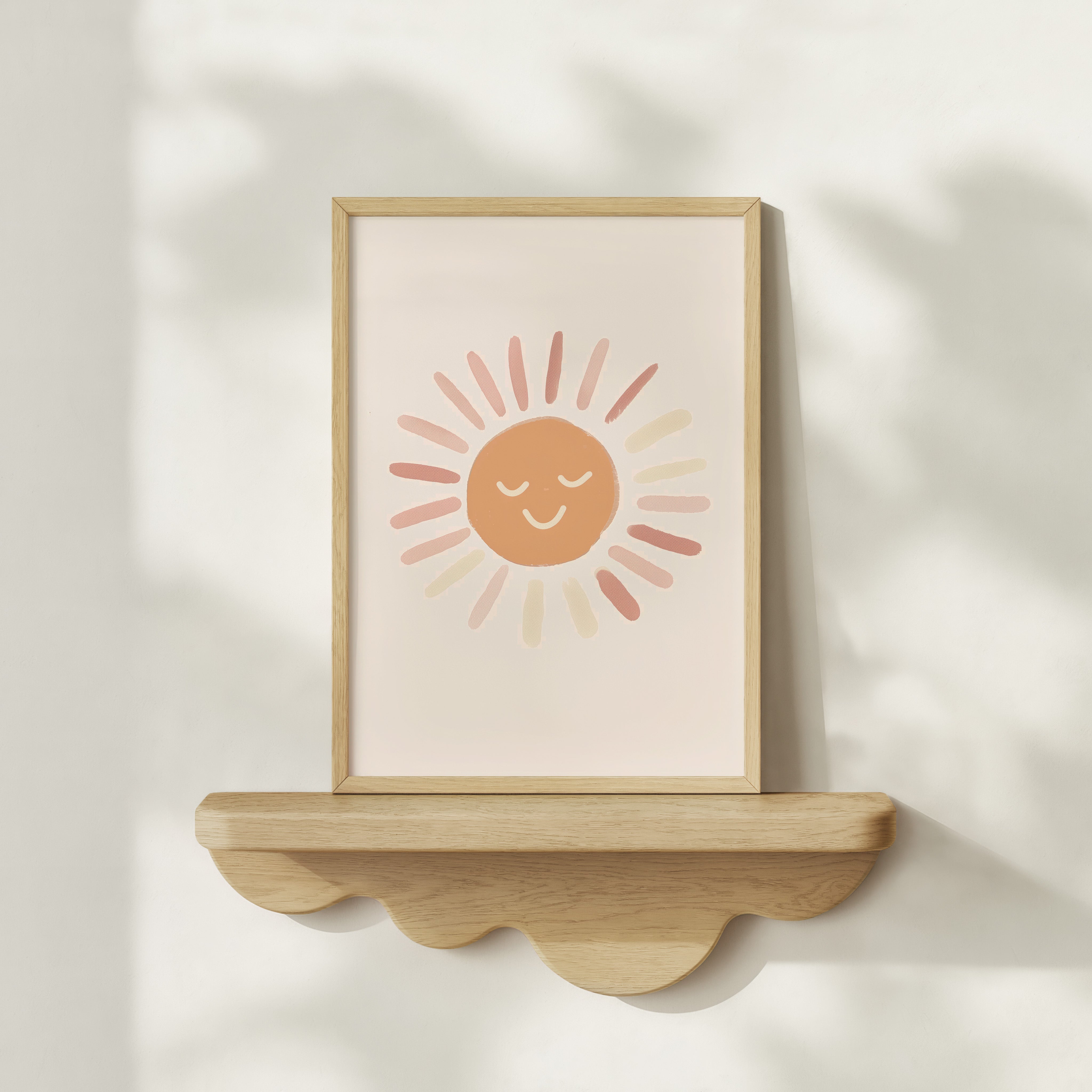 Children's room print - Sunny Smiley