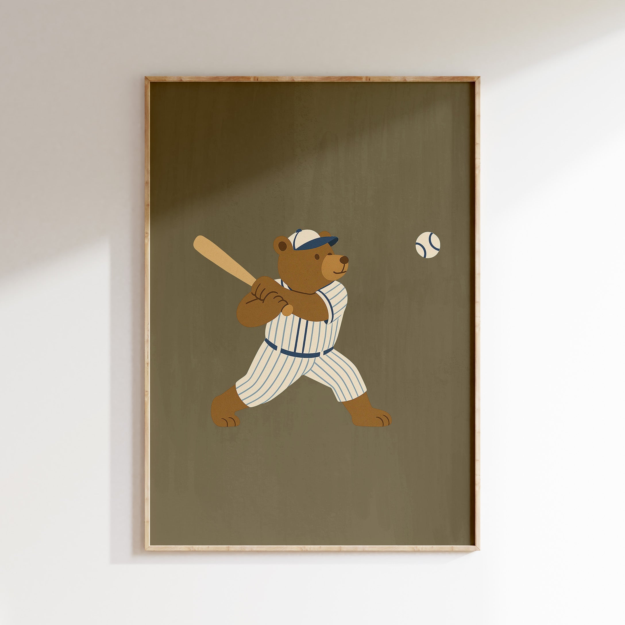 Kinderkamer poster - Honkbal Beer | Sport