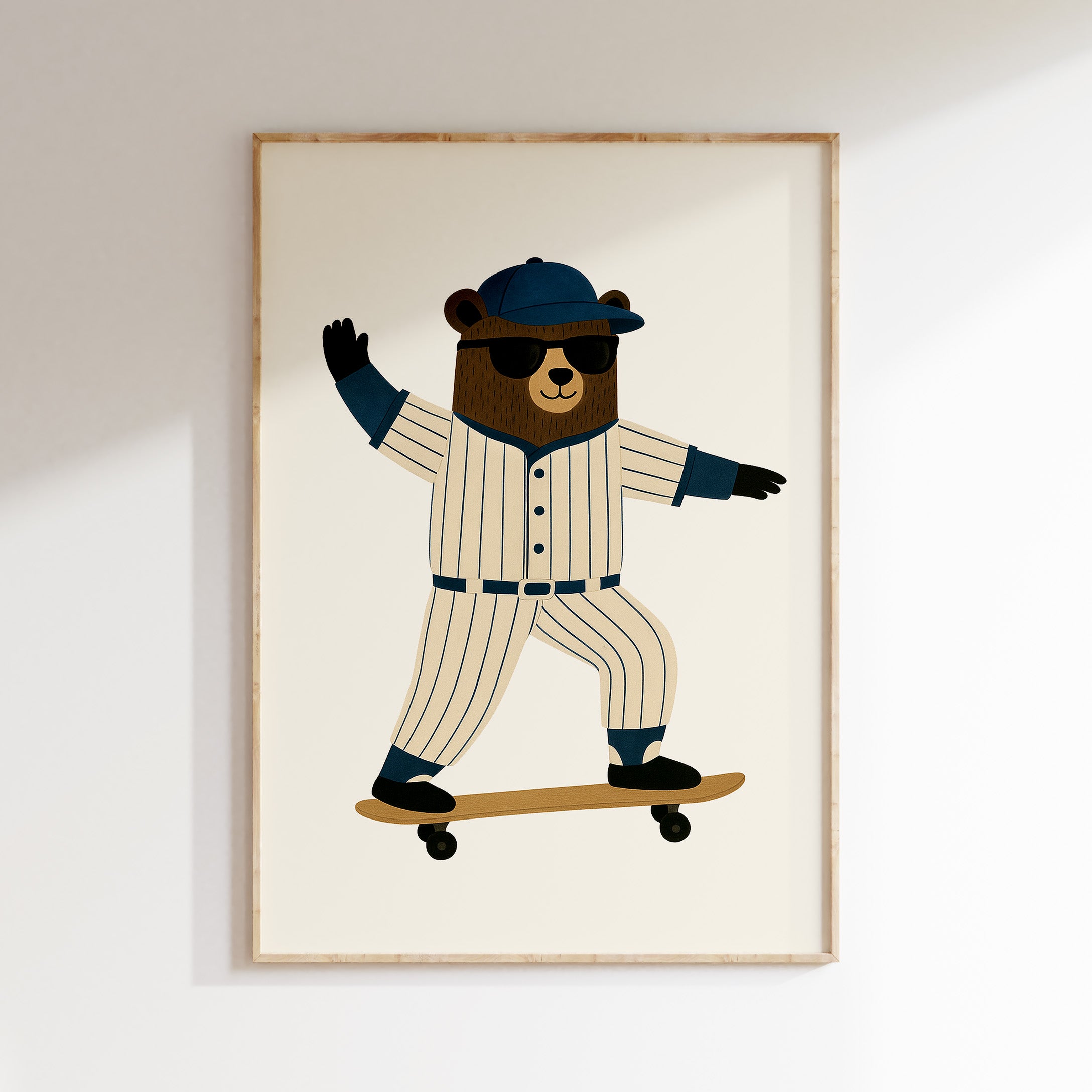 Kinderkamer poster - Skateboard Beer Baseball | Sport