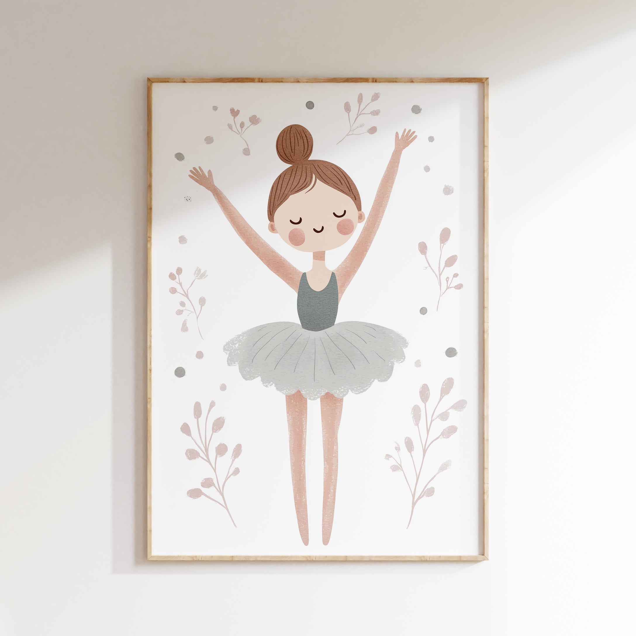 Children's room print - Ballerina girl