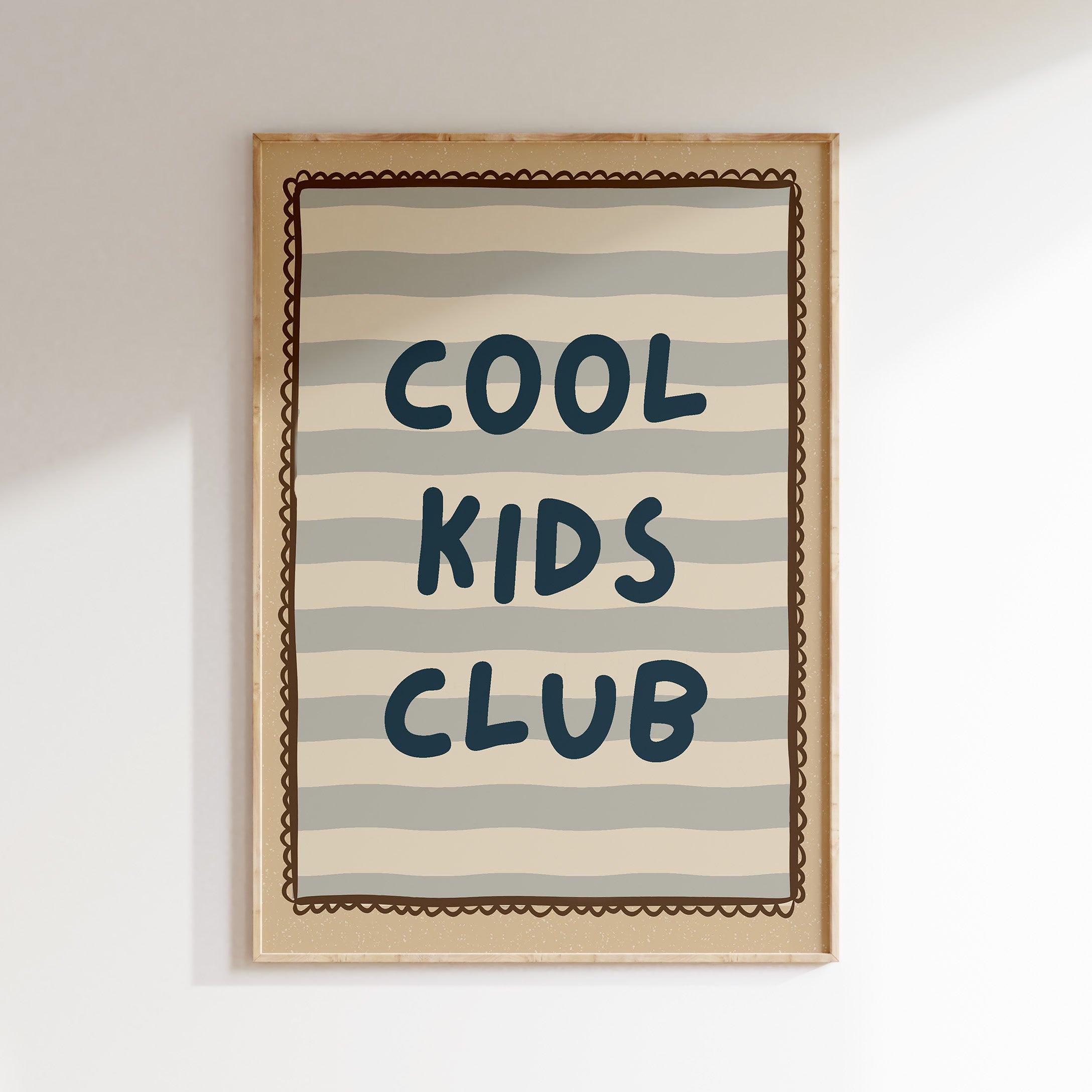 Kinderkamer print - Cool Kids Club