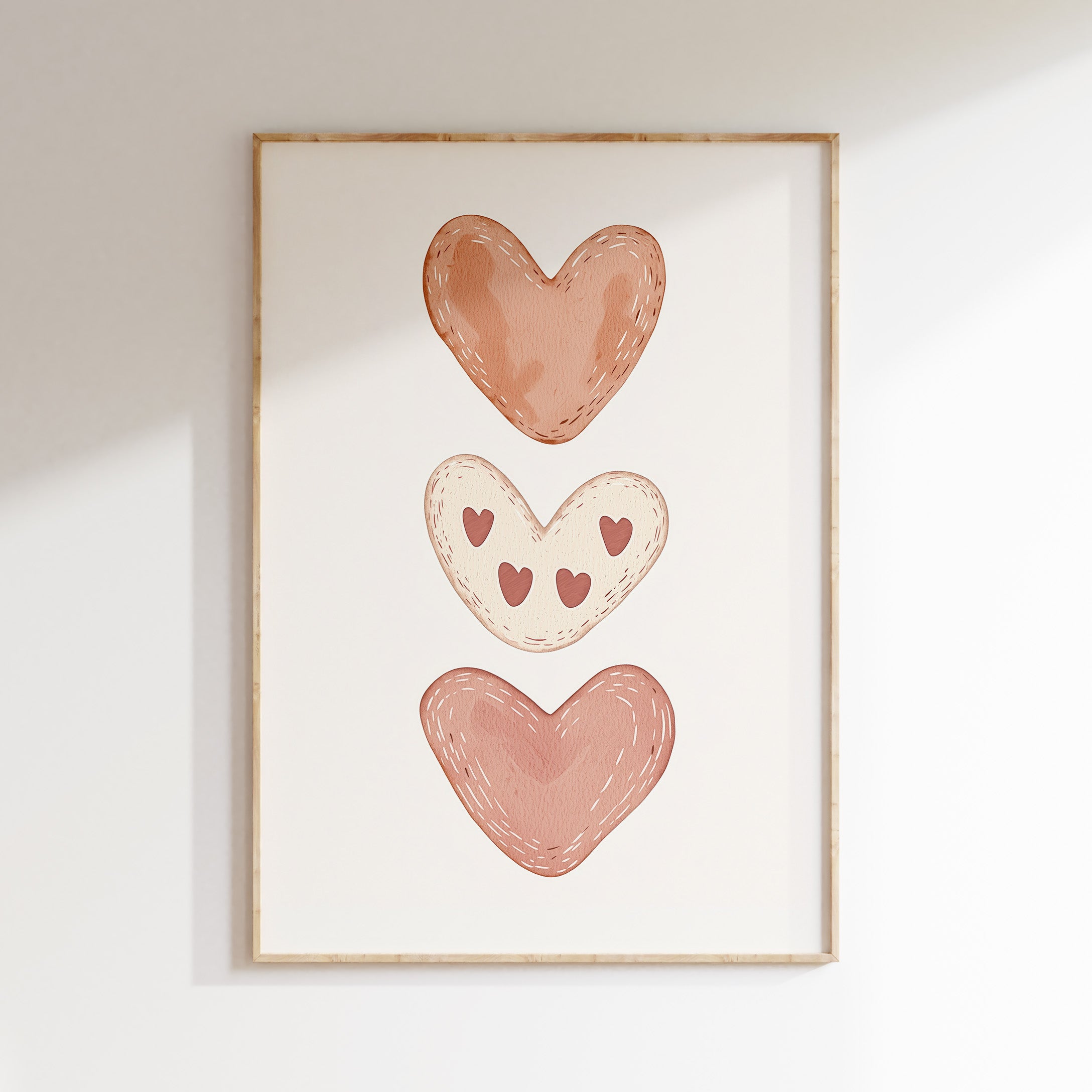 Children's room print - Hearts