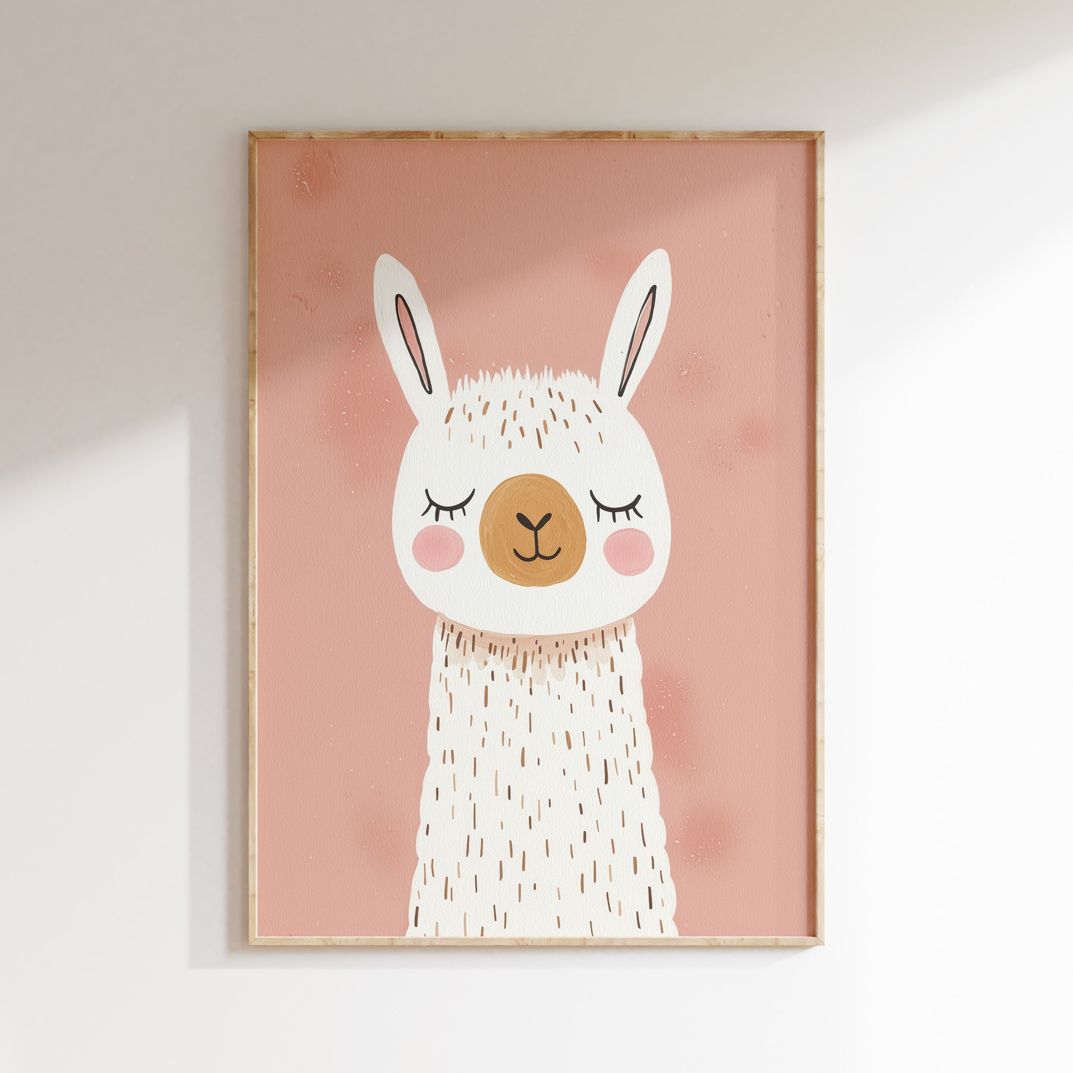 Children's room print - Llama