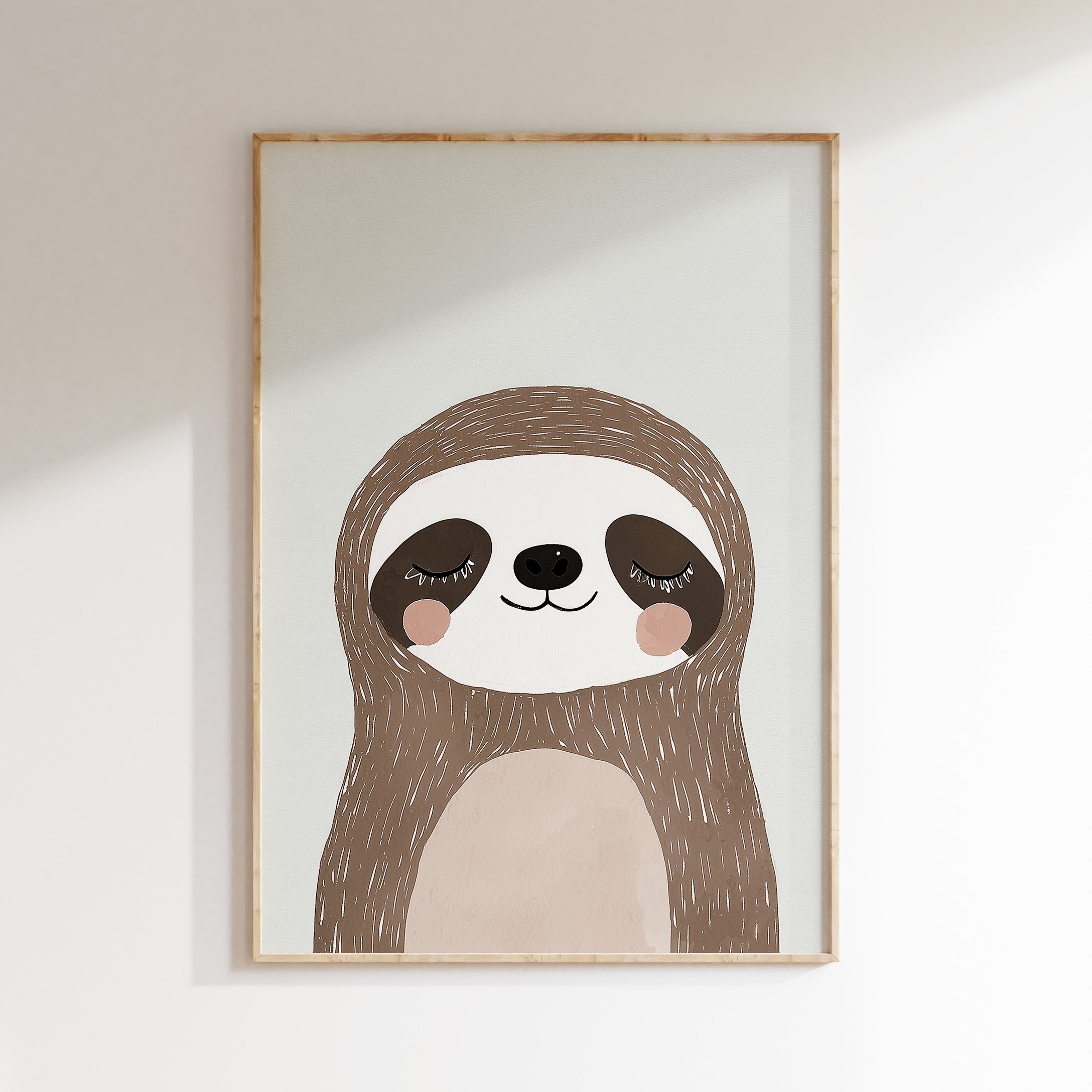 Children's room print - Sloth