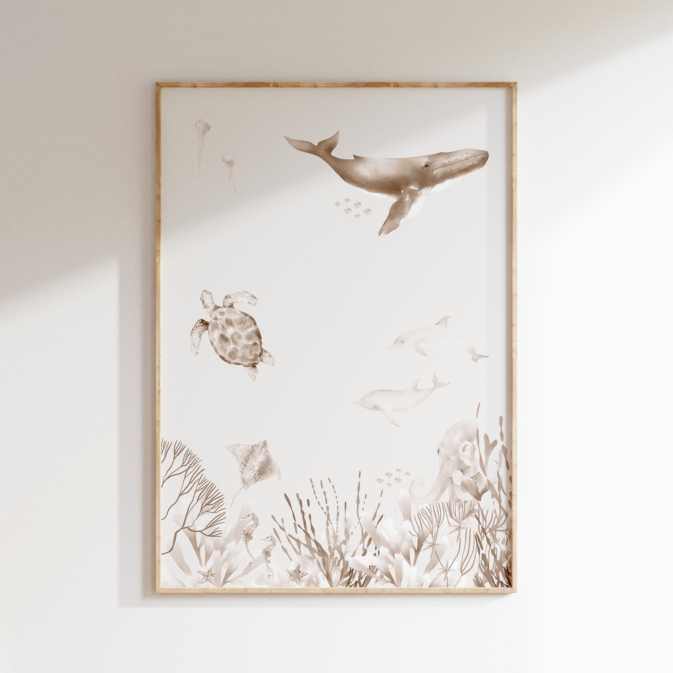 Children's room poster - Sea life | Underwater world