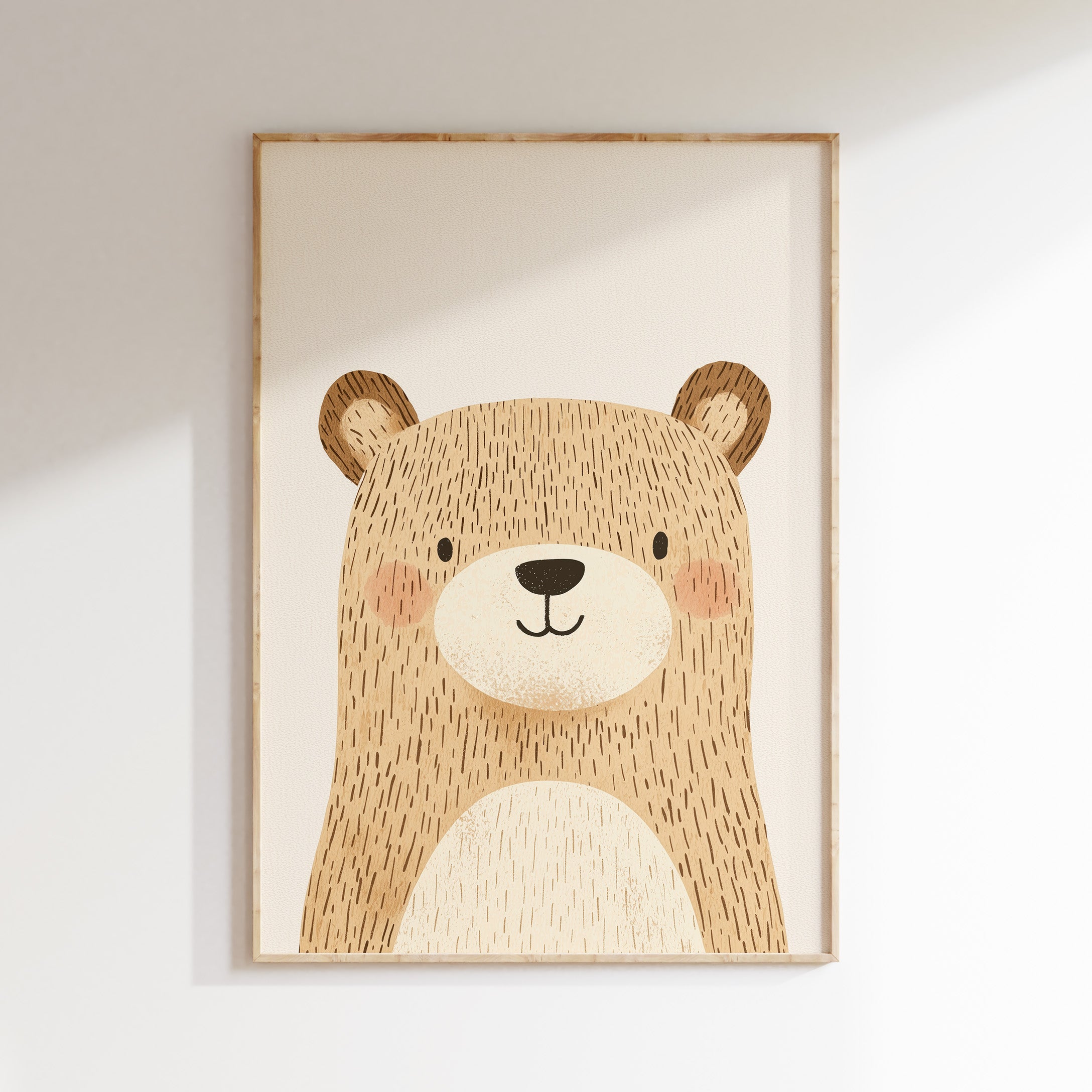 Children's room print - Bear Illustration