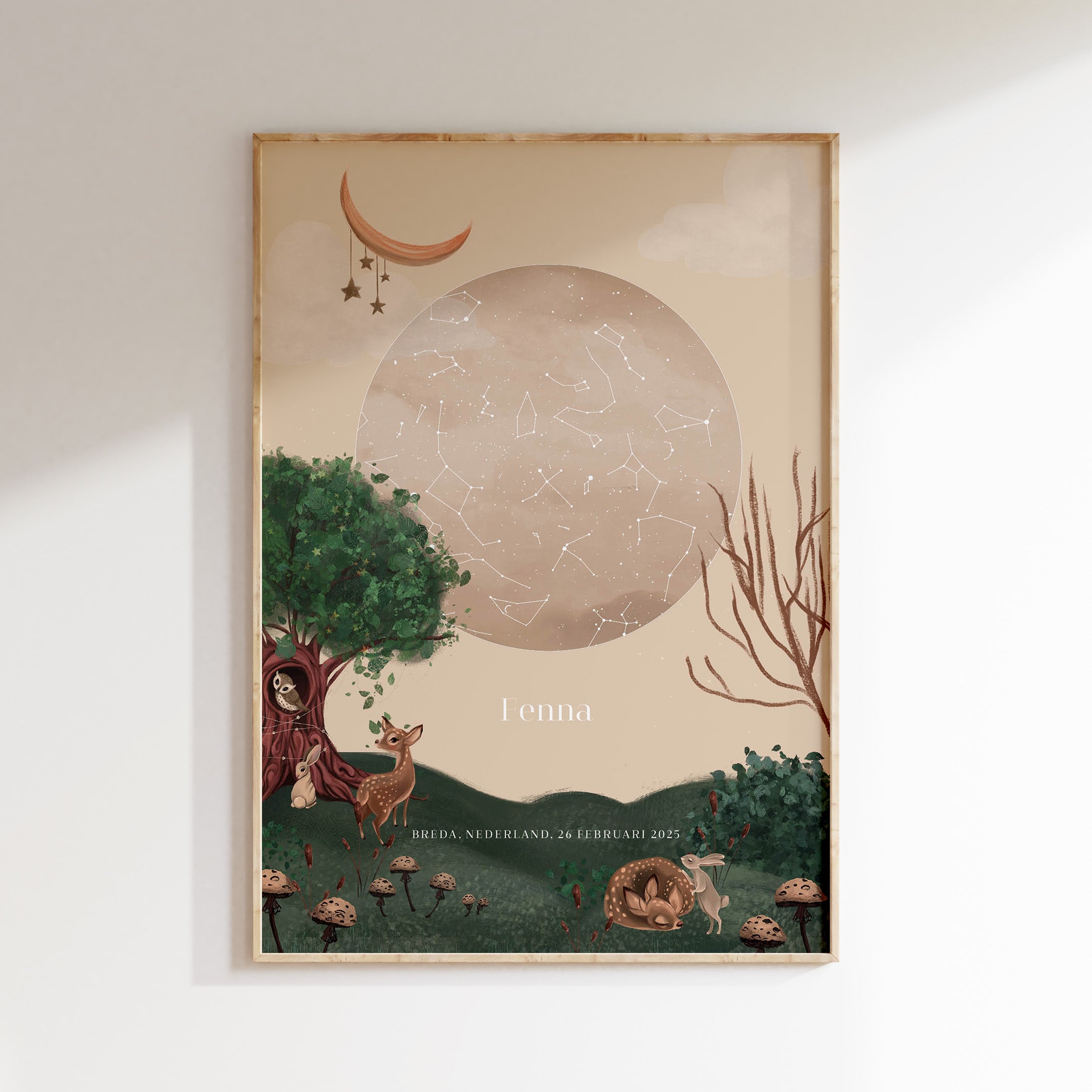 Sterrenhemel poster - Enchanted Forest