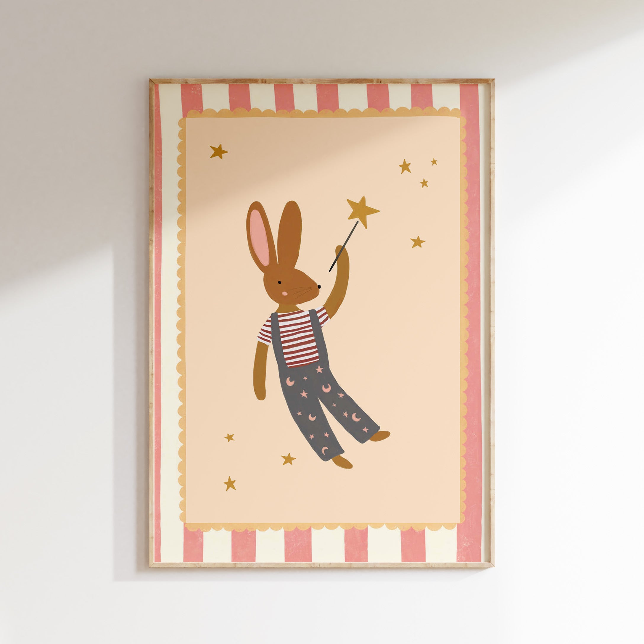 Children's room poster - Star rabbit