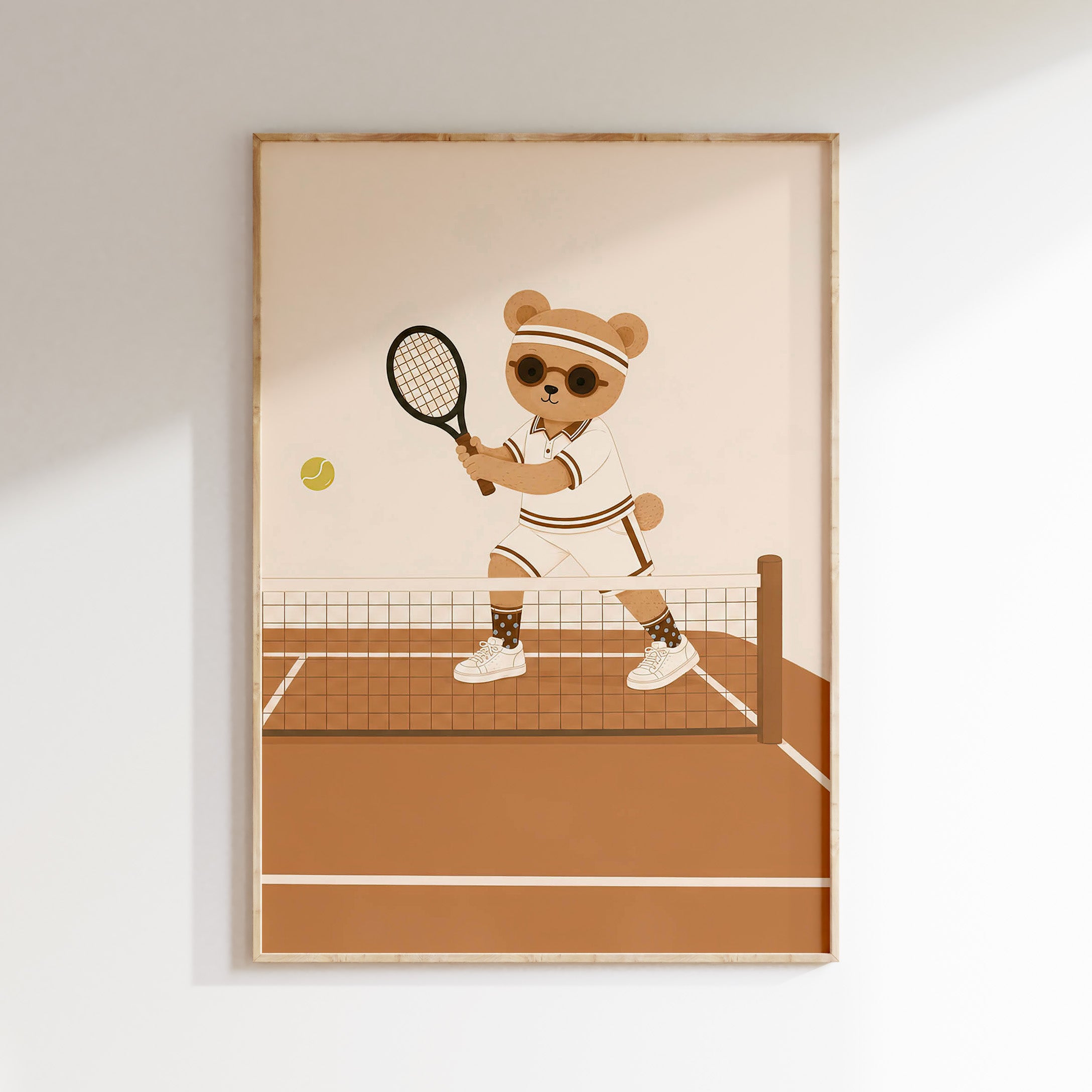 Children's room poster - Tennis Rabbit | Sport