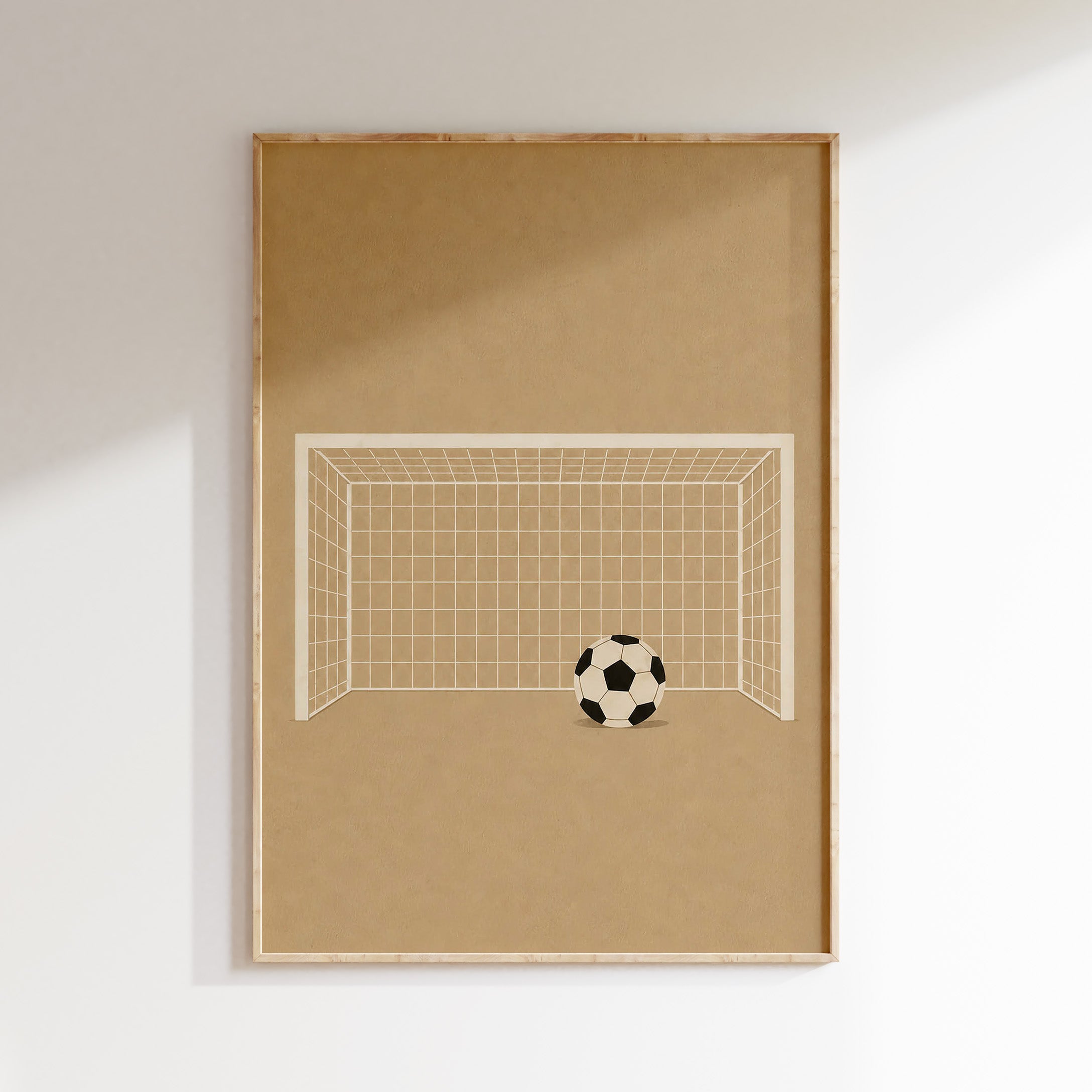 Kinderkamer poster - Voetbalgoal