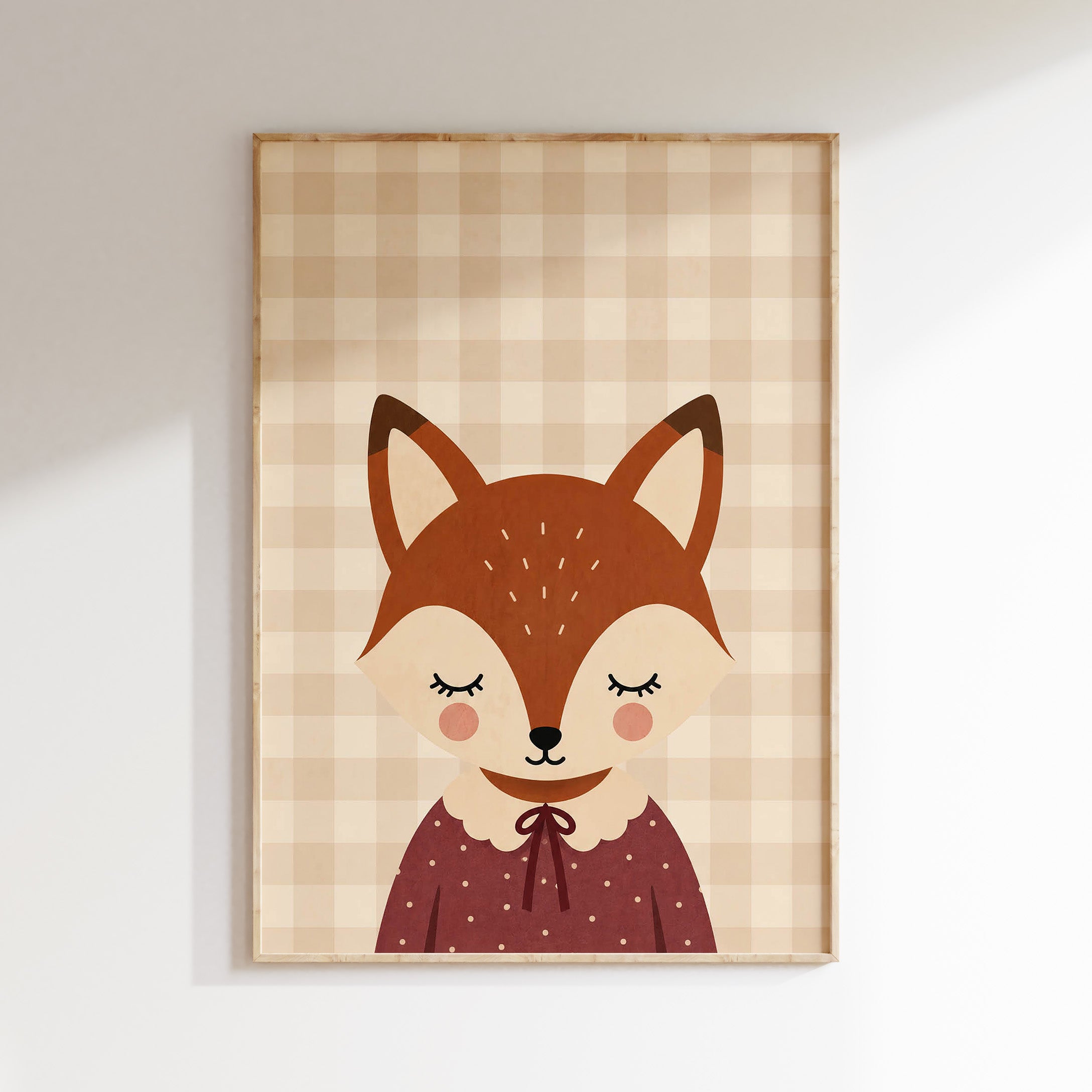 Kinderkamer poster - Lief vosje